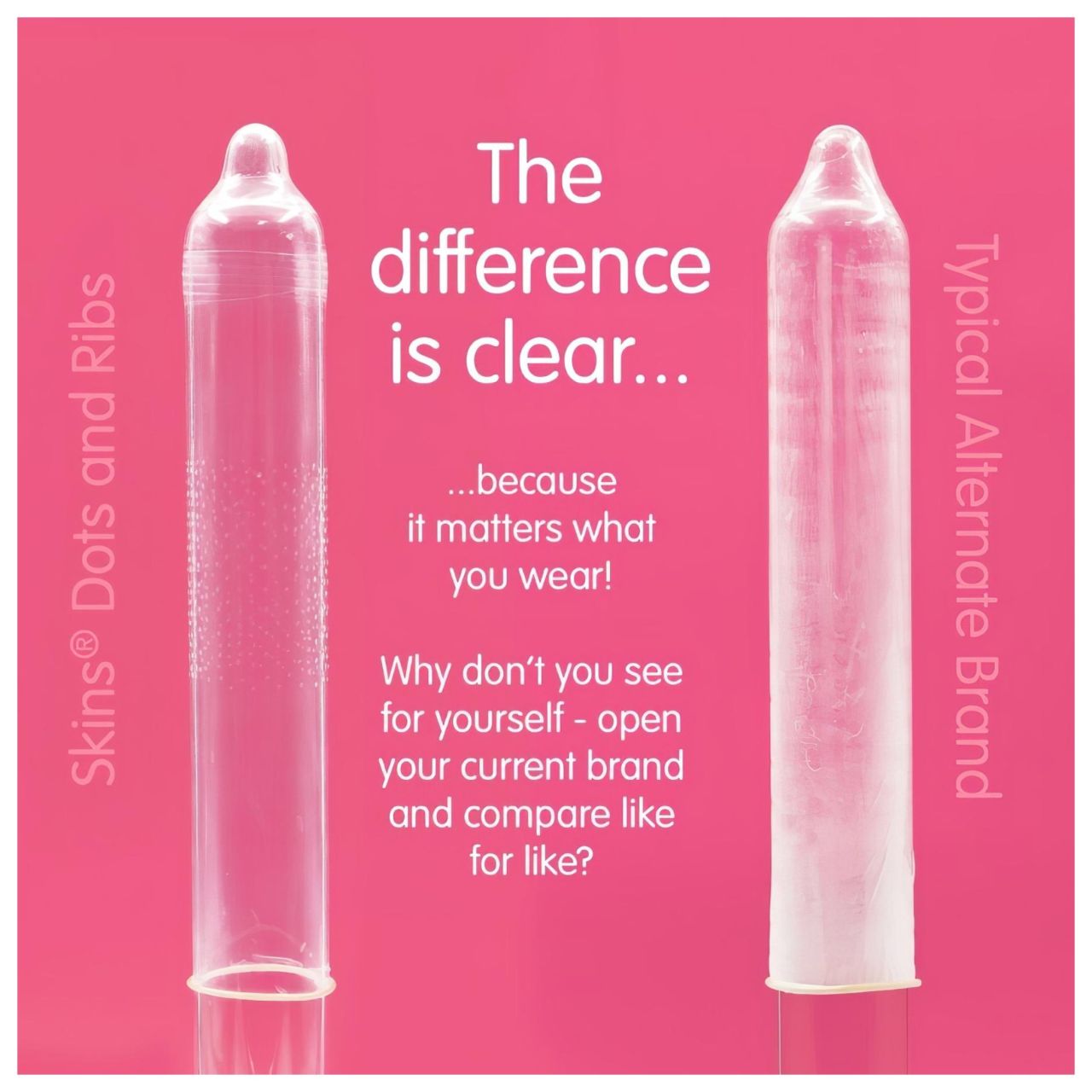 Skins - bordázott és pontozott óvszer (4db)