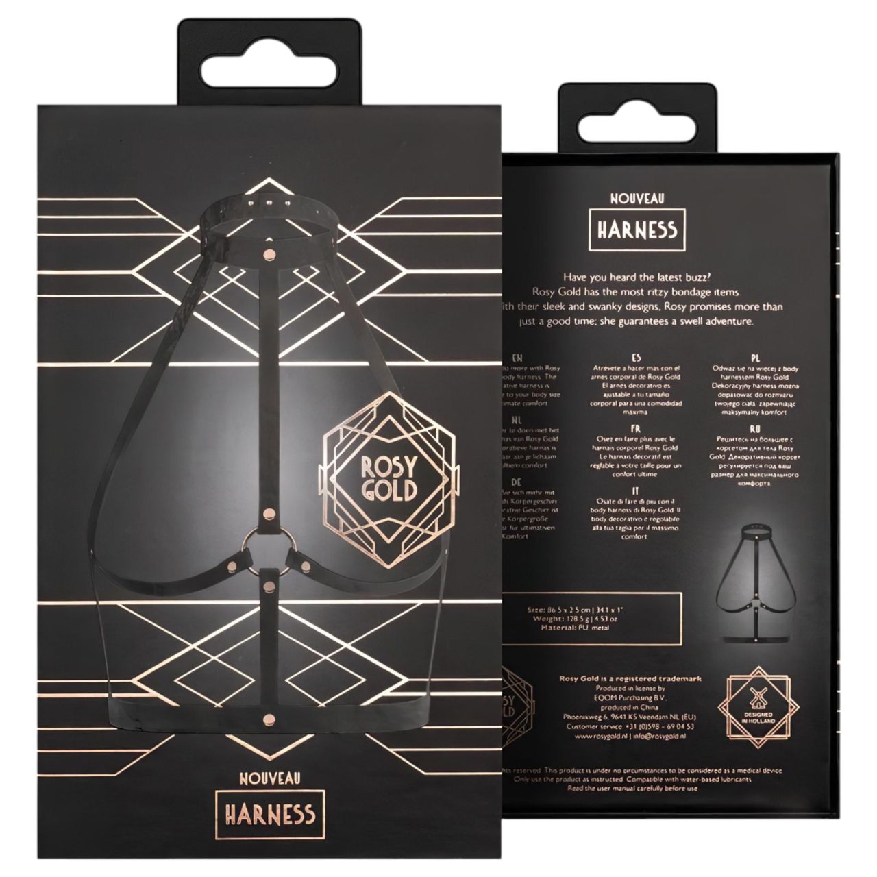 Rosy Gold - testhám (fekete-rózsaarany) Rosy Gold - testhám (fekete-rózsaarany)