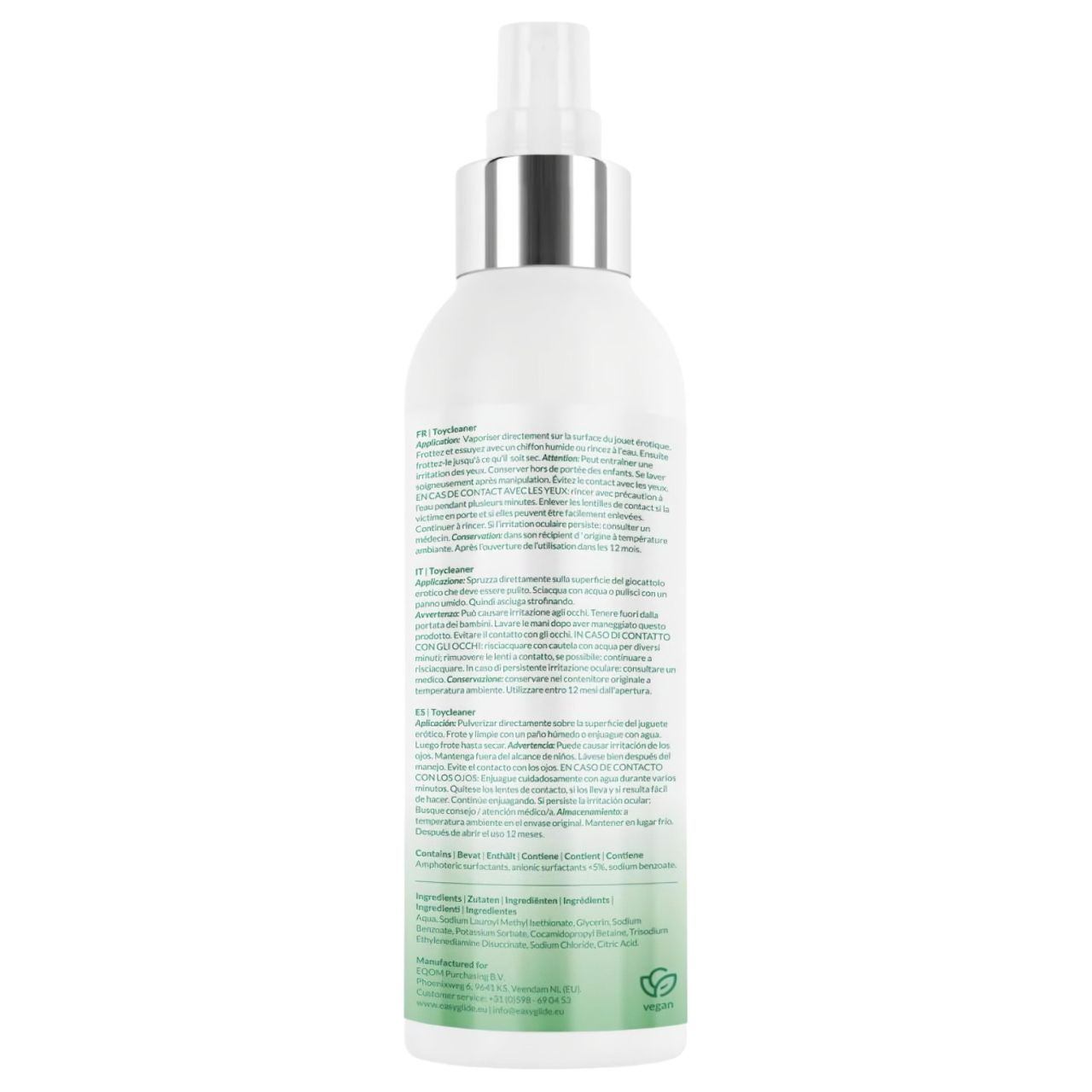 EasyGlide Sensitive - fertőtlenítő és tisztító spray (150ml)