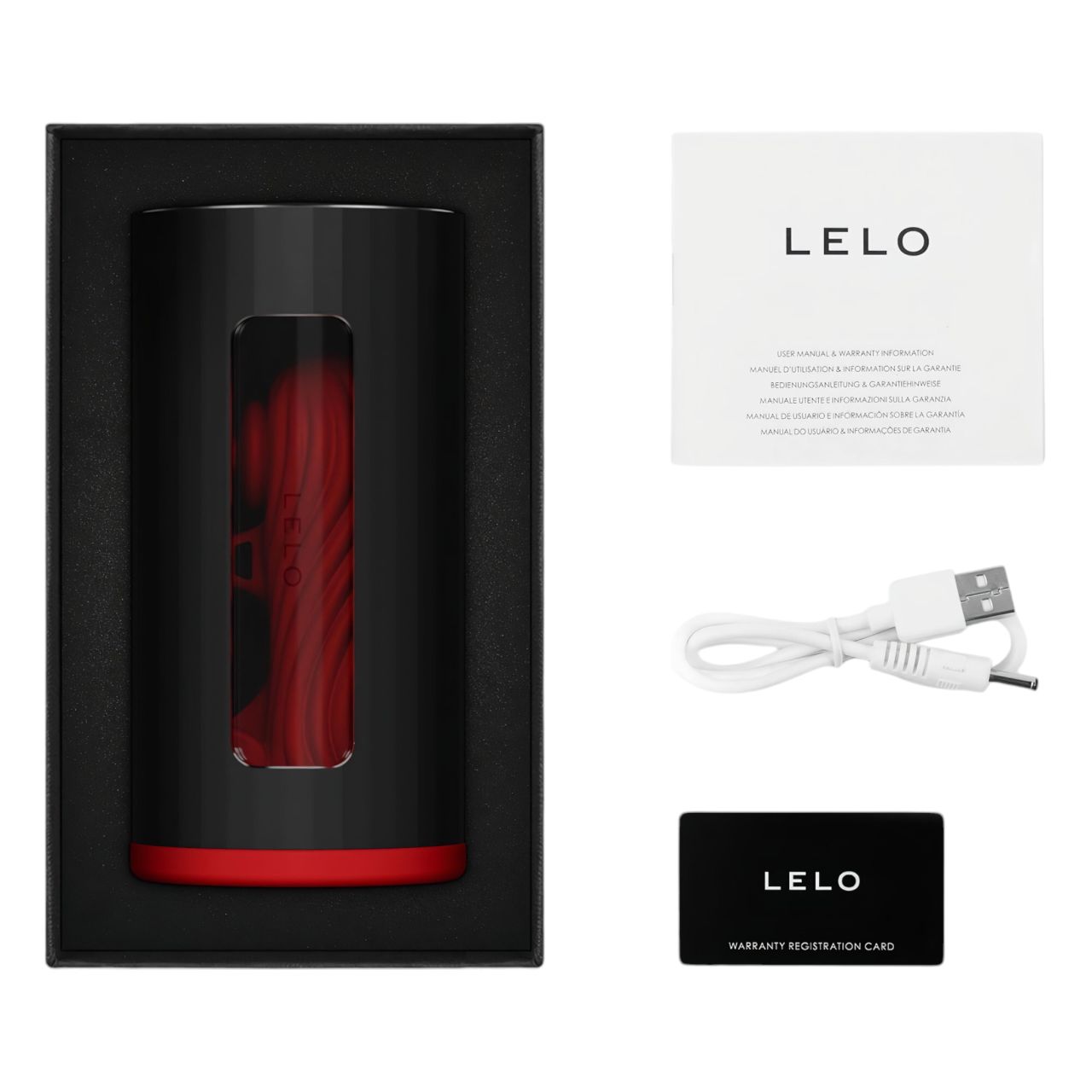 LELO F1s V3 - interaktív maszturbátor (piros) LELO F1s V3 - interaktív maszturbátor (piros)