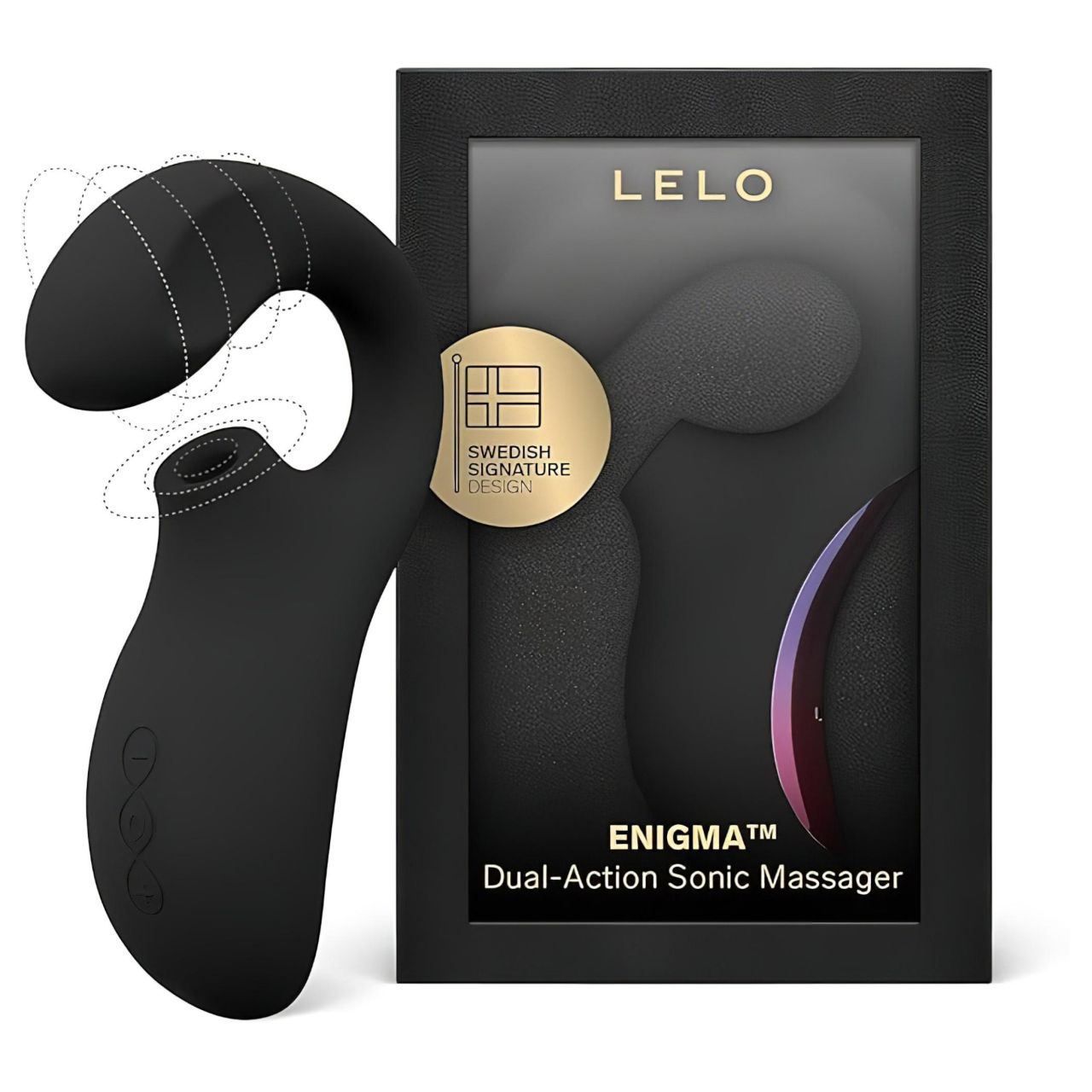 LELO Enigma - akkus, vízálló, 2in1 G-pont vibrátor (fekete) LELO Enigma - akkus, vízálló, 2in1 G-pont vibrátor (fekete)