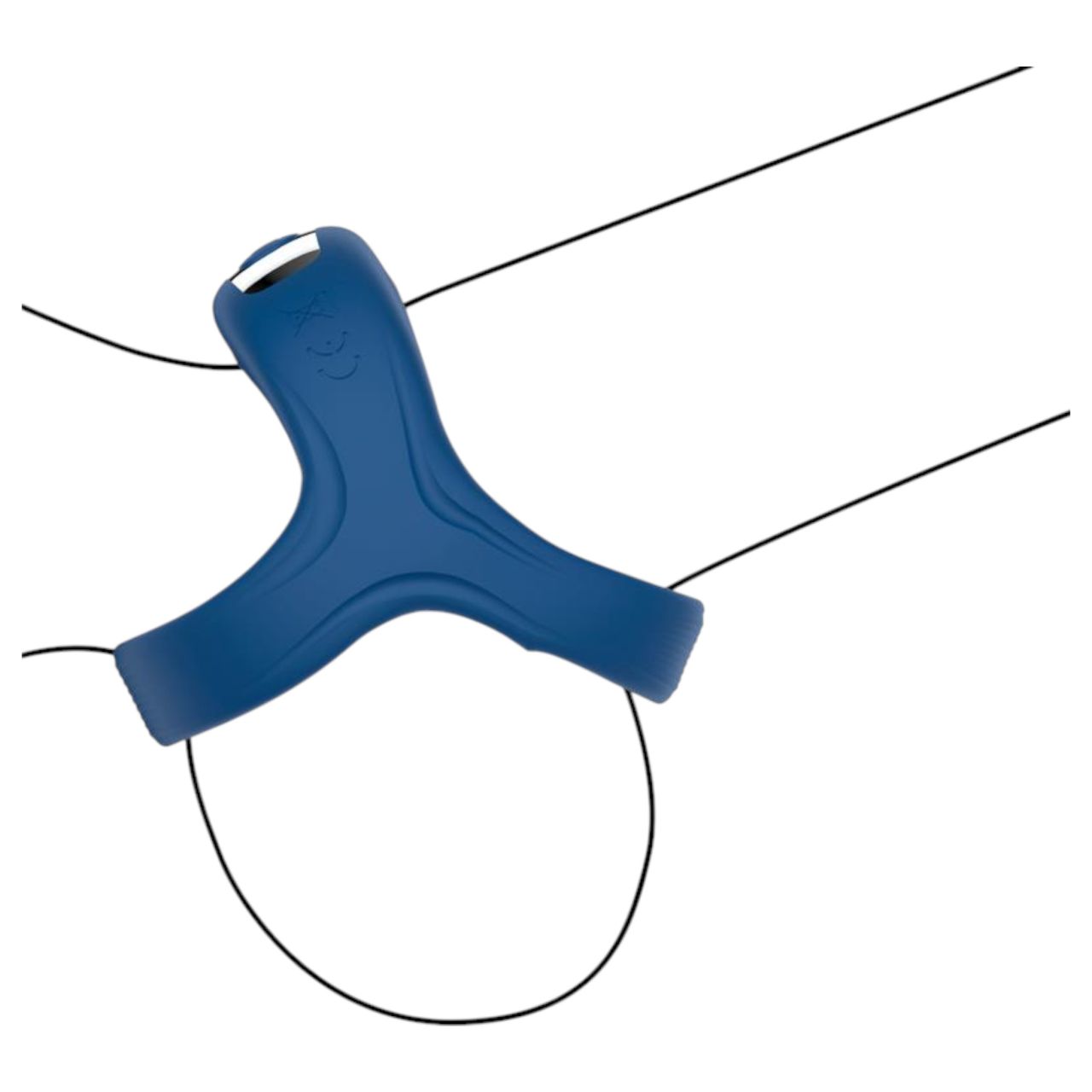 INTOYOU - okos, vibrációs pénisz-és heregyűrű (kék)