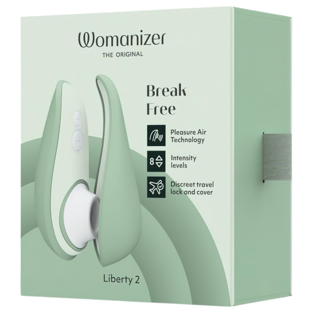 Womanizer Liberty 2 - akkus léghullámos csiklóizgató (zöld) Womanizer Liberty 2 - akkus léghullámos csiklóizgató (zöld)