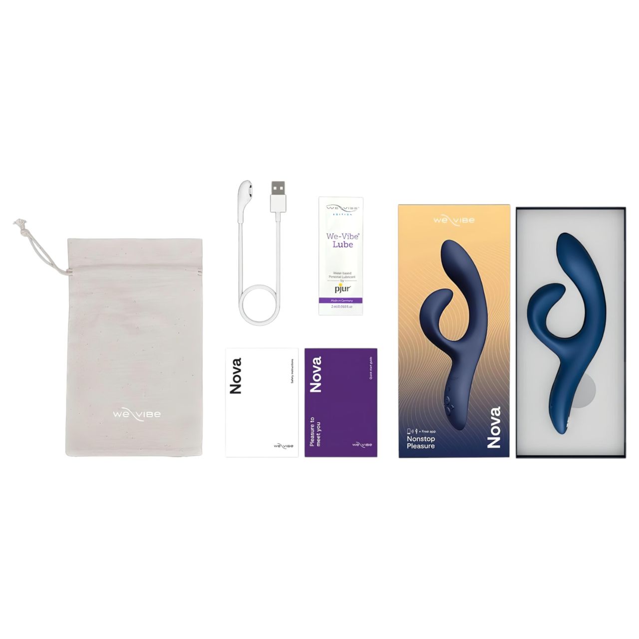 We-Vibe Nova 2 - akkus, okos csiklókaros vibrátor (kék) We-Vibe Nova 2 - akkus, okos csiklókaros vibrátor (kék)