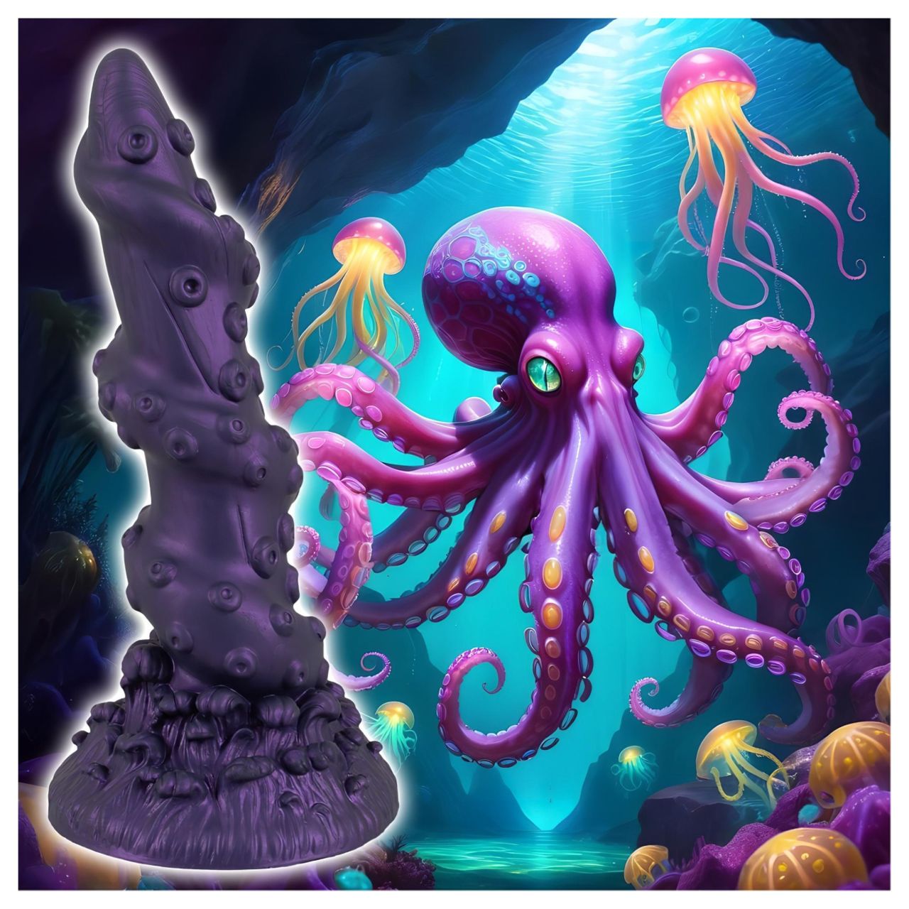 Beasty Cocks - misztikus dildó szett és síkosító