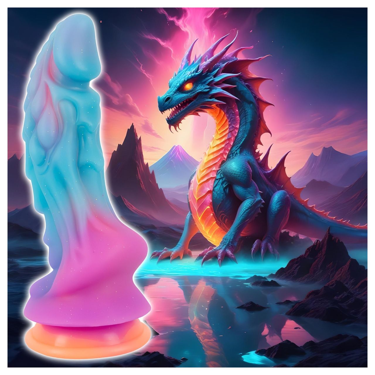 Beasty Cocks - misztikus dildó szett és síkosító