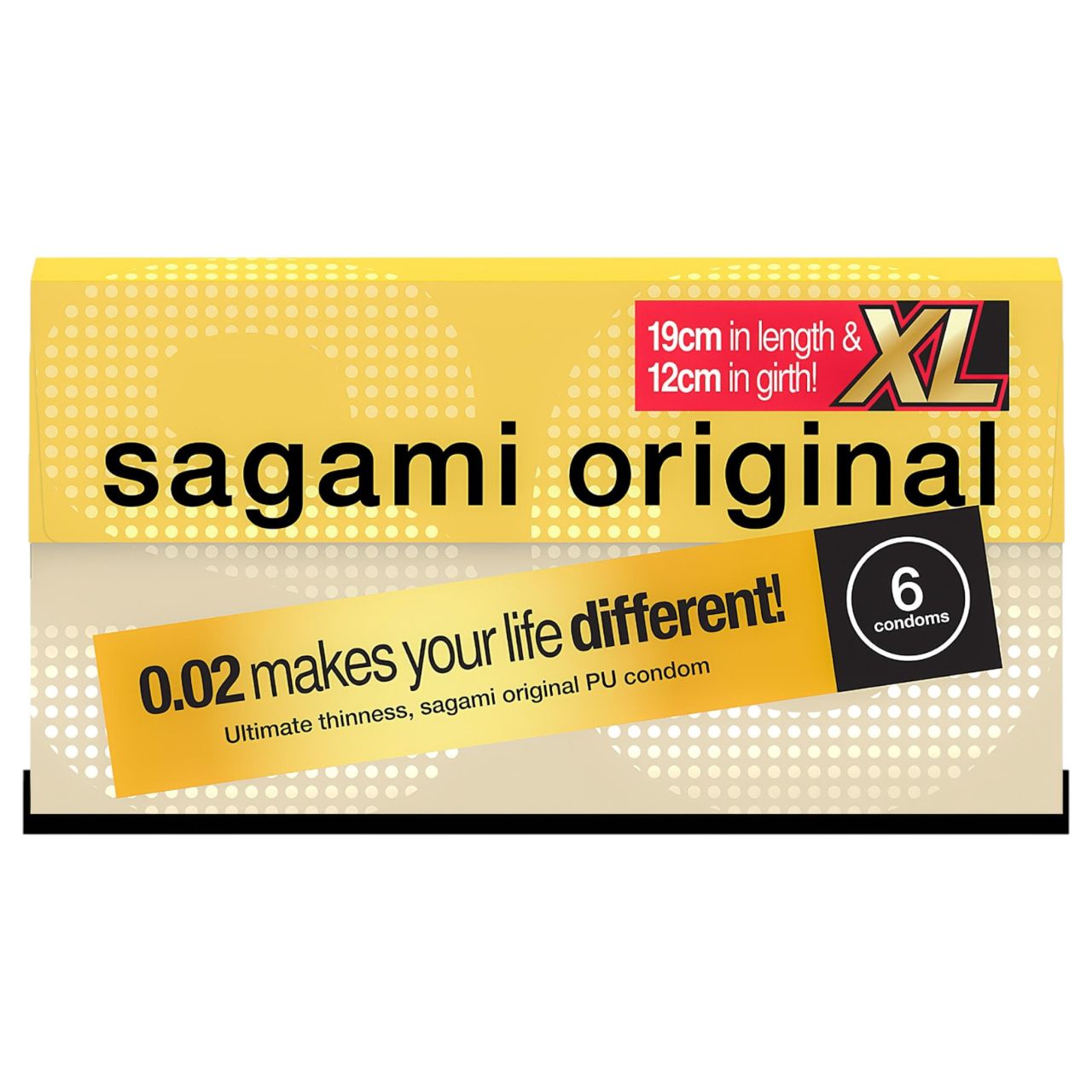 Sagami Original 0,02 XL - óvszer - 61mm (6db)