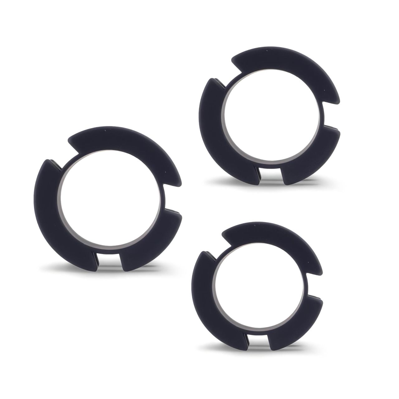 LOCK A WILLY - szilikon pénisz ketrec lakattal (fekete)