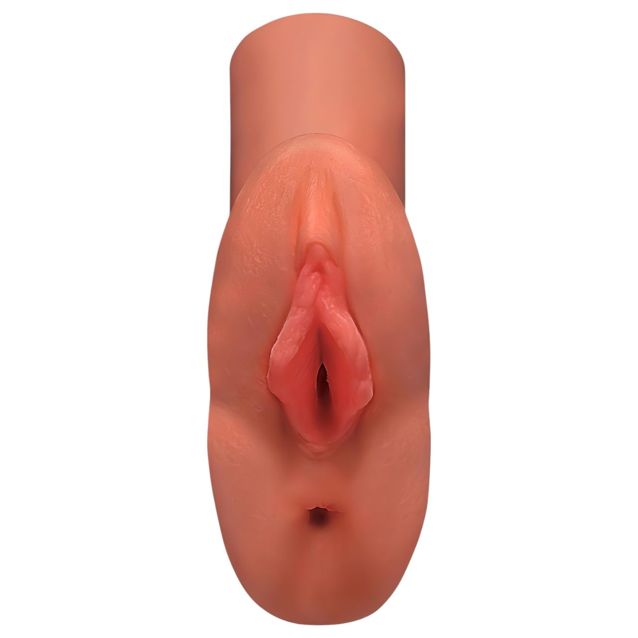 PDX Double Stroker - 2in1 élethű maszturbátor (sötét natúr) PDX Double Stroker - 2in1 élethű maszturbátor (sötét natúr)