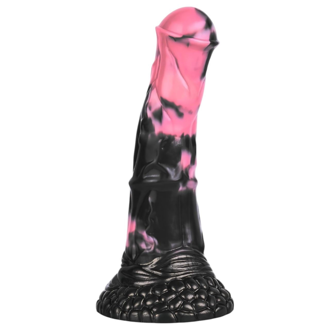Bad Horse - szilikon ló pénisz dildó - 18cm (fekete-pink)