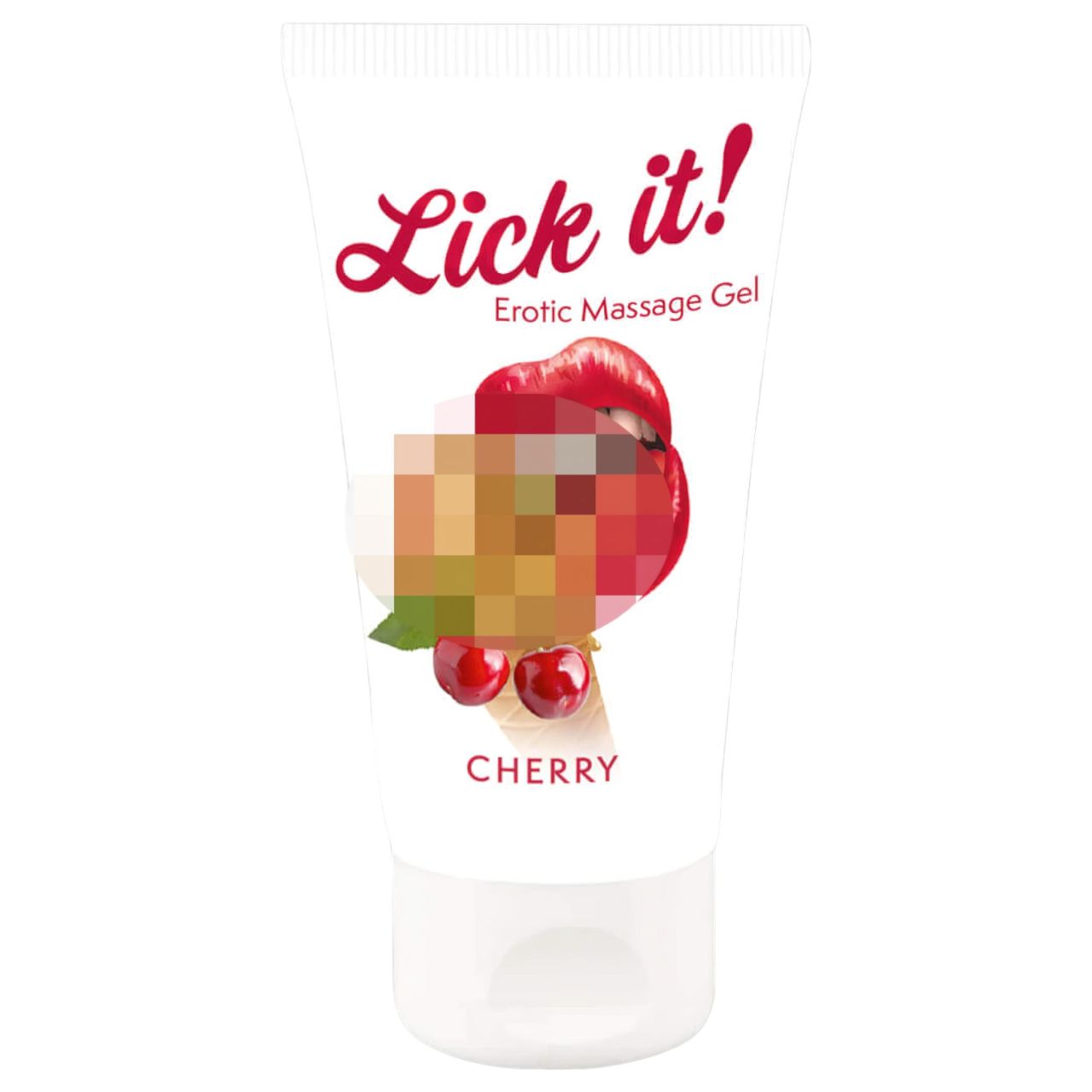 Lick it! - 2in1 ehető síkosító - cseresznye (50ml) Lick it! - 2in1 ehető síkosító - cseresznye (50ml)