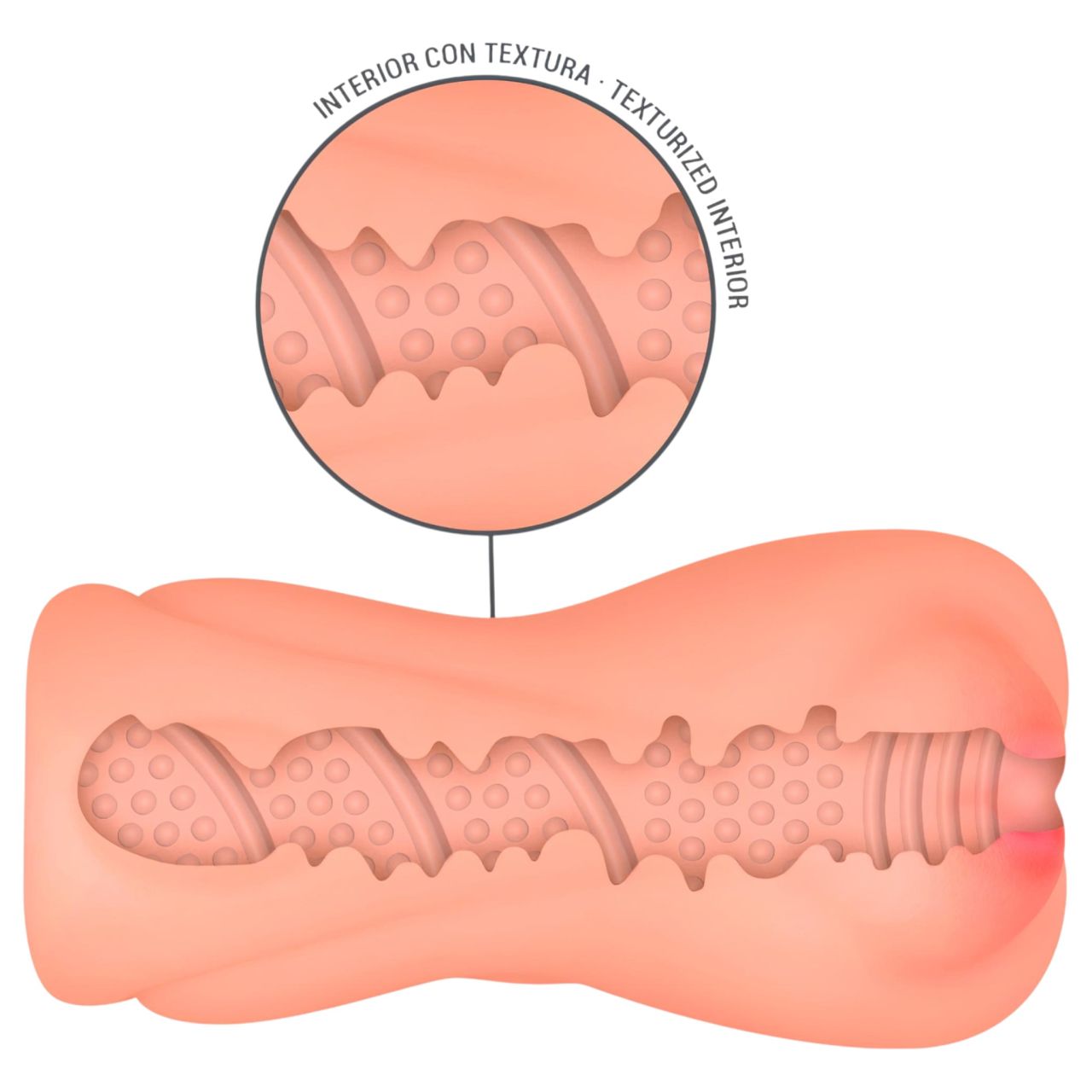 Intense First Time Sophie - élethű szűz műpunci maszturbátor (natúr)