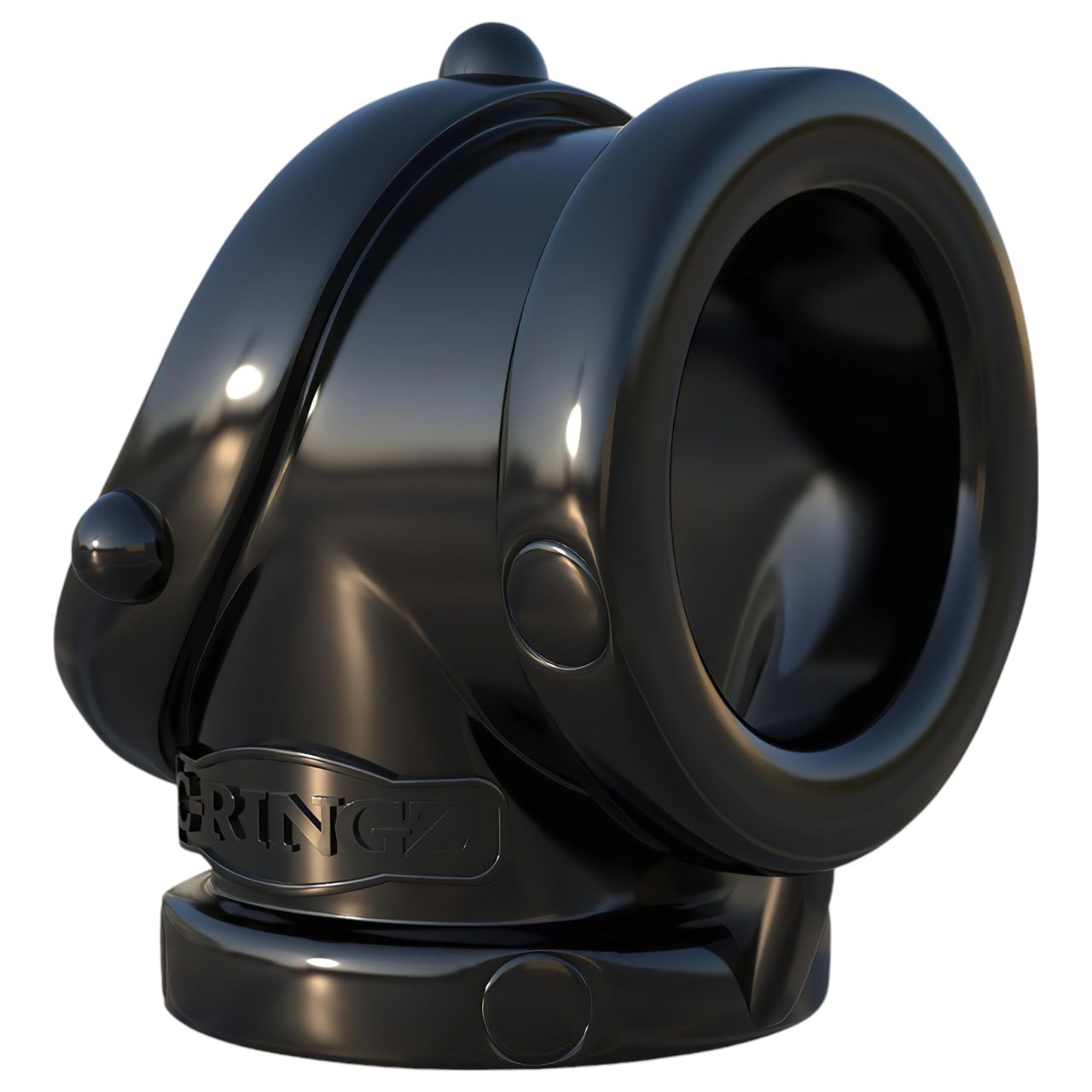 Fantasy Rock Hard - péniszgyűrű és herenyújtó-gyűrű (fekete) Fantasy Rock Hard - péniszgyűrű és herenyújtó-gyűrű (fekete)