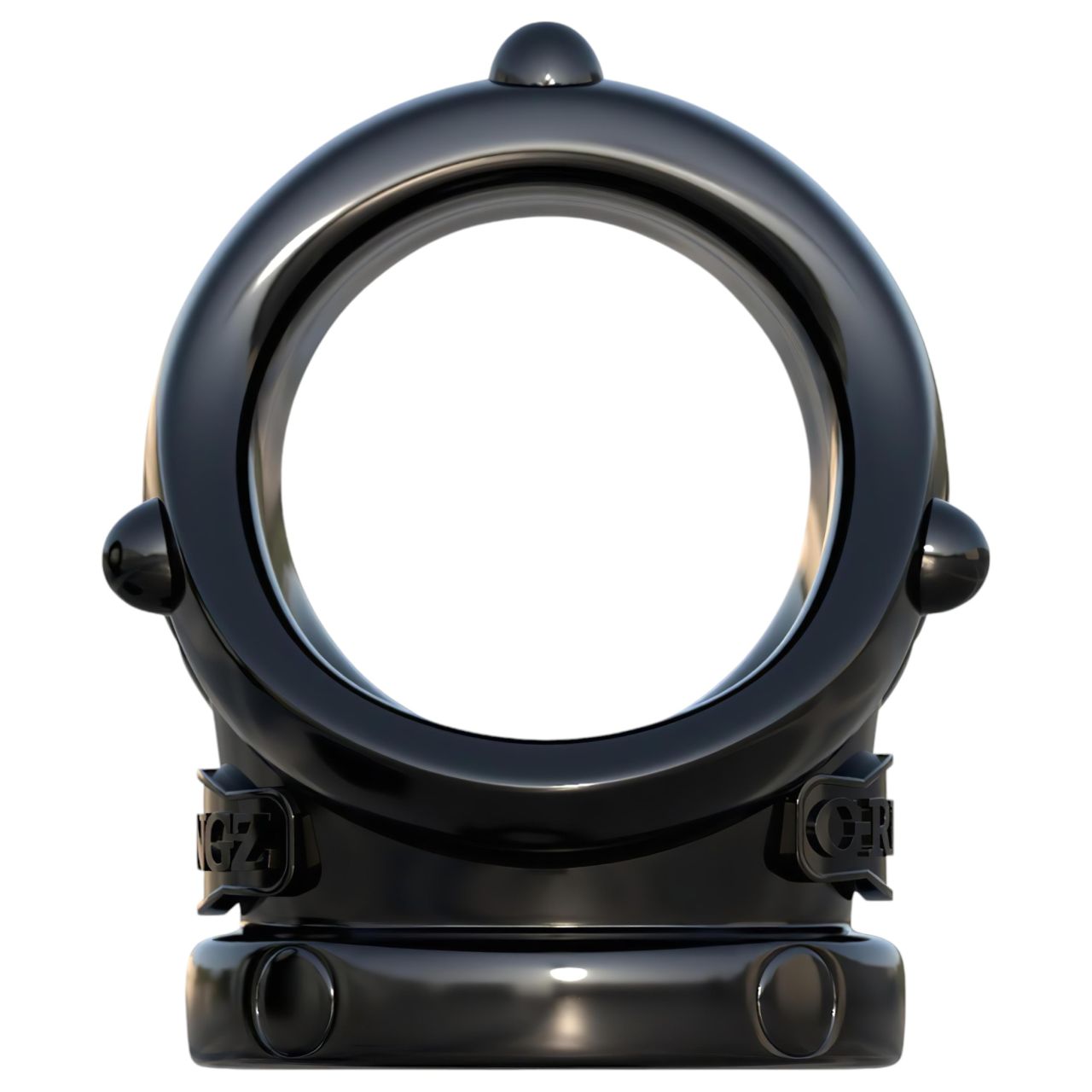 Fantasy Rock Hard - péniszgyűrű és herenyújtó-gyűrű (fekete) Fantasy Rock Hard - péniszgyűrű és herenyújtó-gyűrű (fekete)