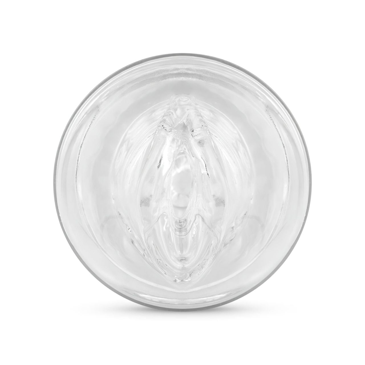 FPPR. - kétvégű maszturbátor - punci & száj (átlátszó)