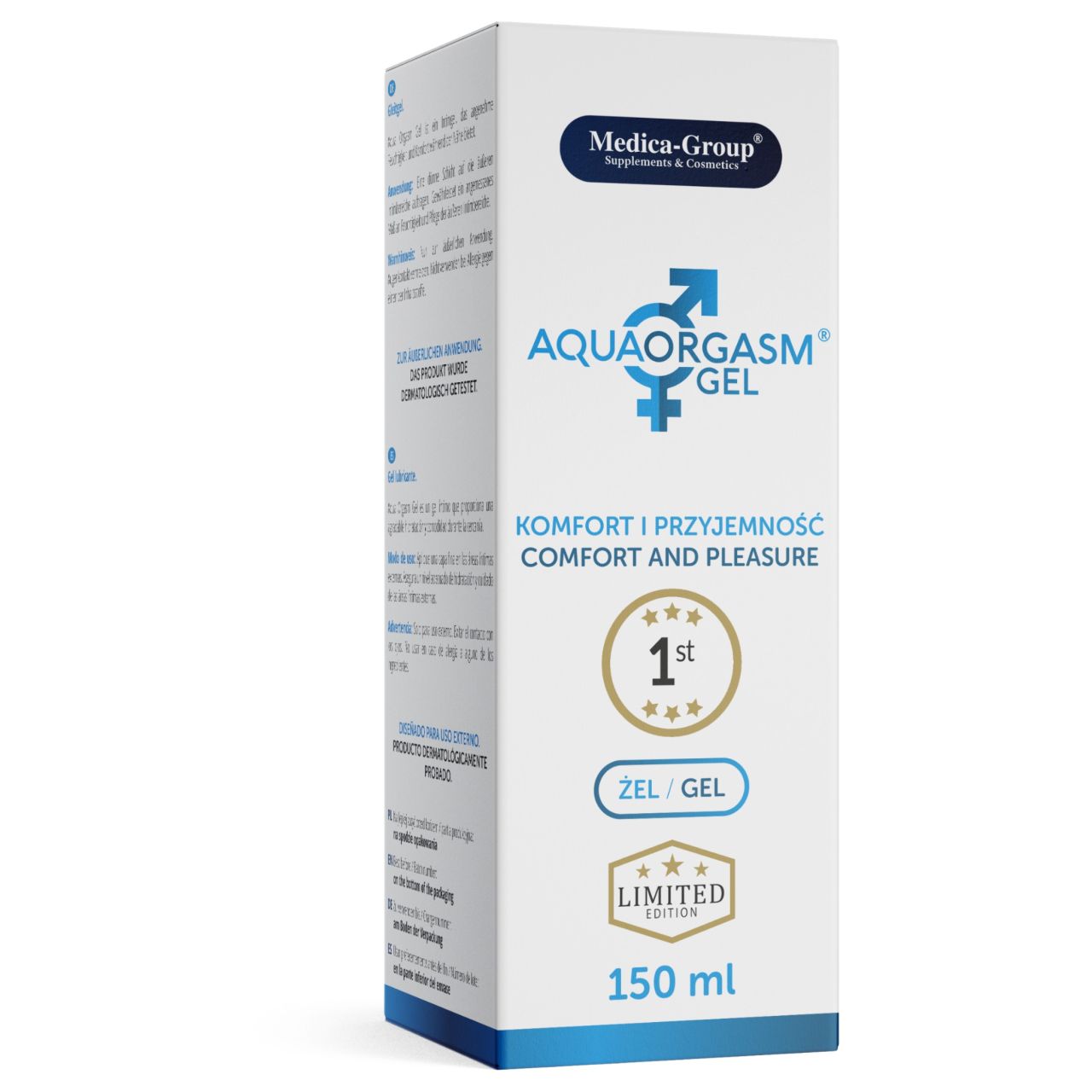 Aqua Orgasm Gel - uniszex hidratáló, stimuláló gél (150ml)