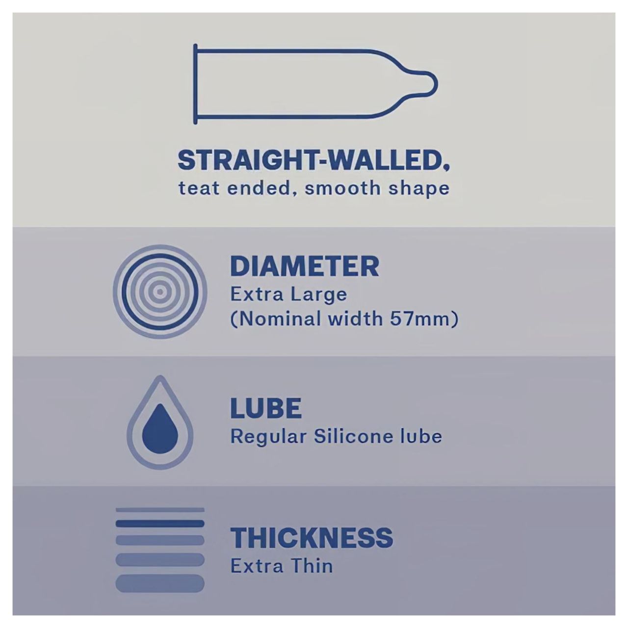 Durex Invisible XL - extra nagy óvszer (10 db)