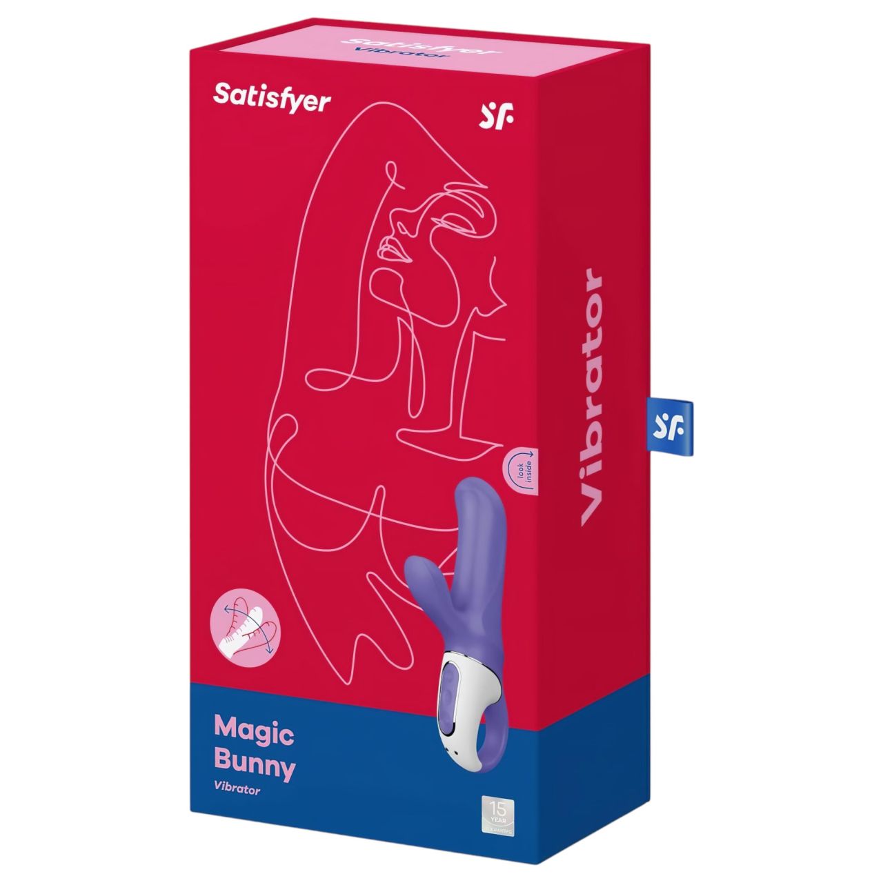 Satisfyer Magic Bunny - vízálló csiklókaros vibrátor (lila)