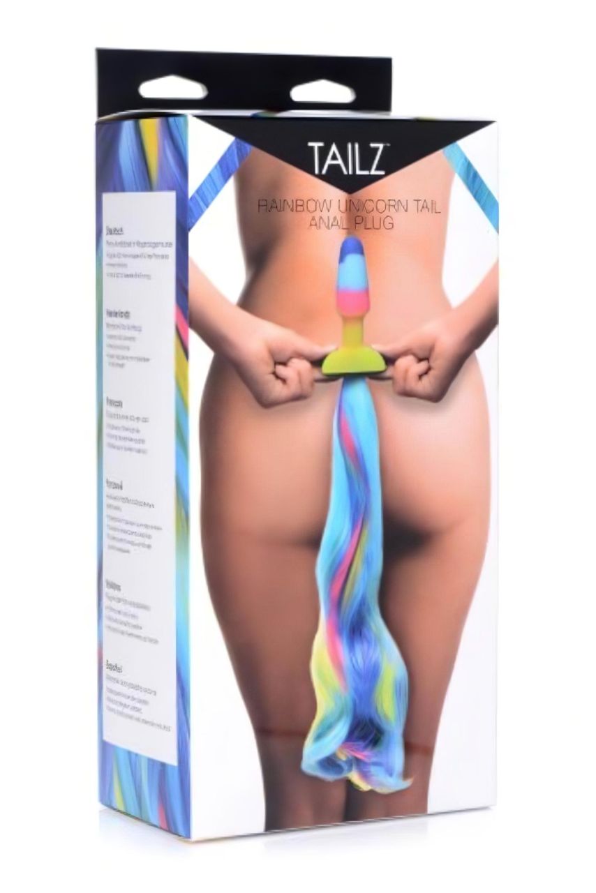 / TAILZ - unikornis, szilikon anál plug (szivárvány) / TAILZ - unikornis, szilikon anál plug (szivárvány)