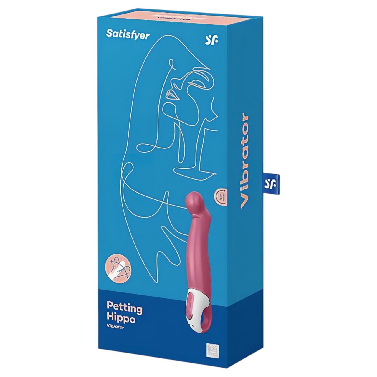Satisfyer Petting Hippo - akkus, vízálló vibrátor (pink) Satisfyer Petting Hippo - akkus, vízálló vibrátor (pink)