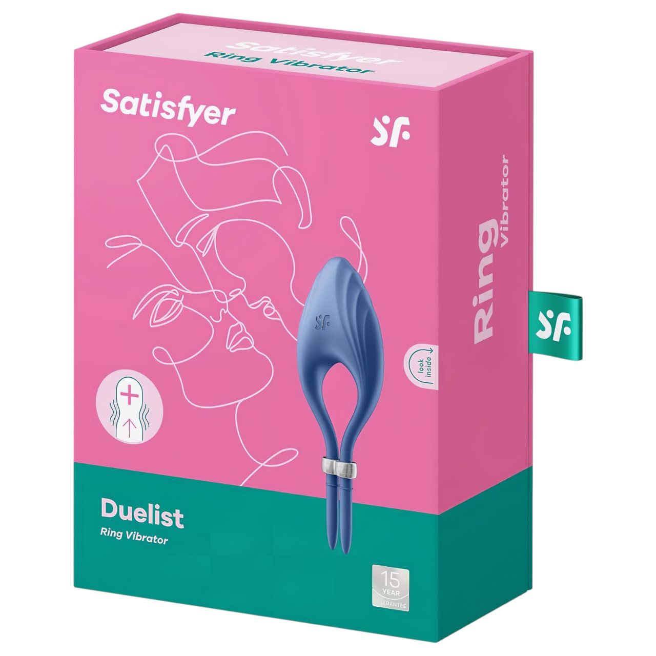 Satisfyer Duelist - akkus vibrációs péniszgyűrű (kék) Satisfyer Duelist - akkus vibrációs péniszgyűrű (kék)