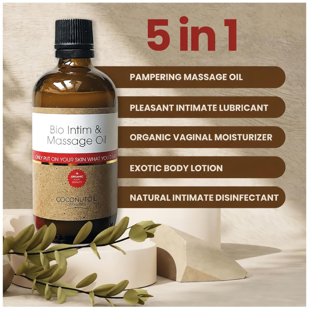 Coconutoil - bio Intim & Masszázsolaj (80 ml)