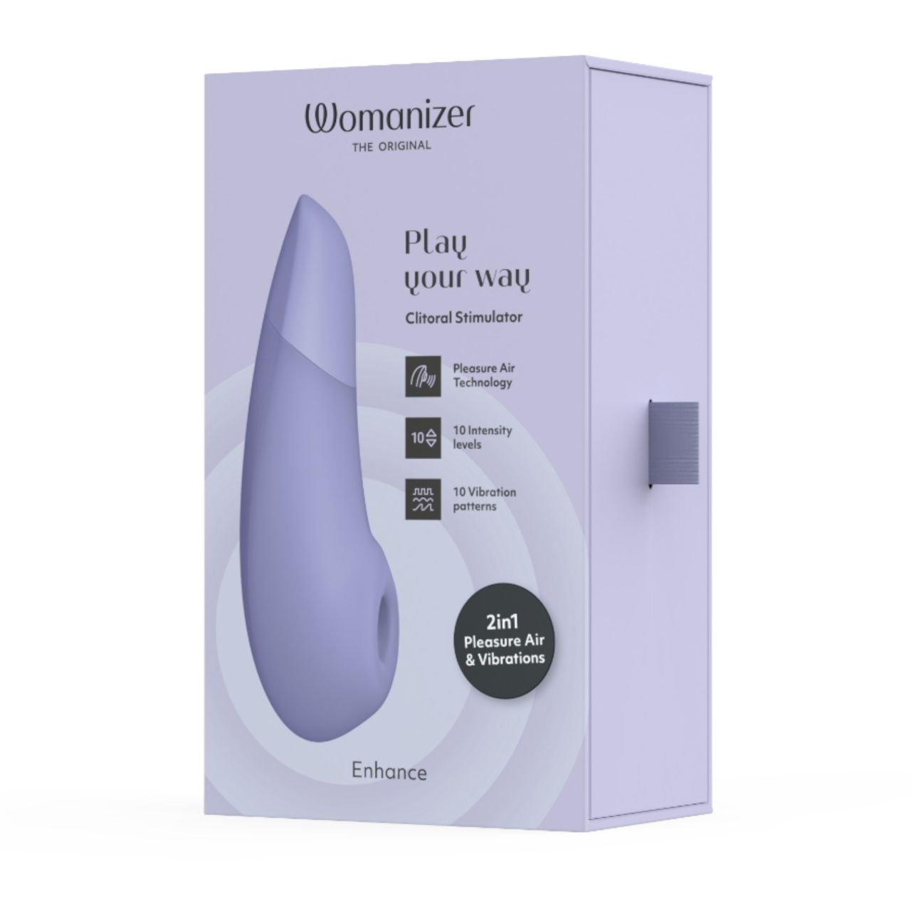 Womanizer Enhance 2in1 csiklószívó + vibrátor (lila)
