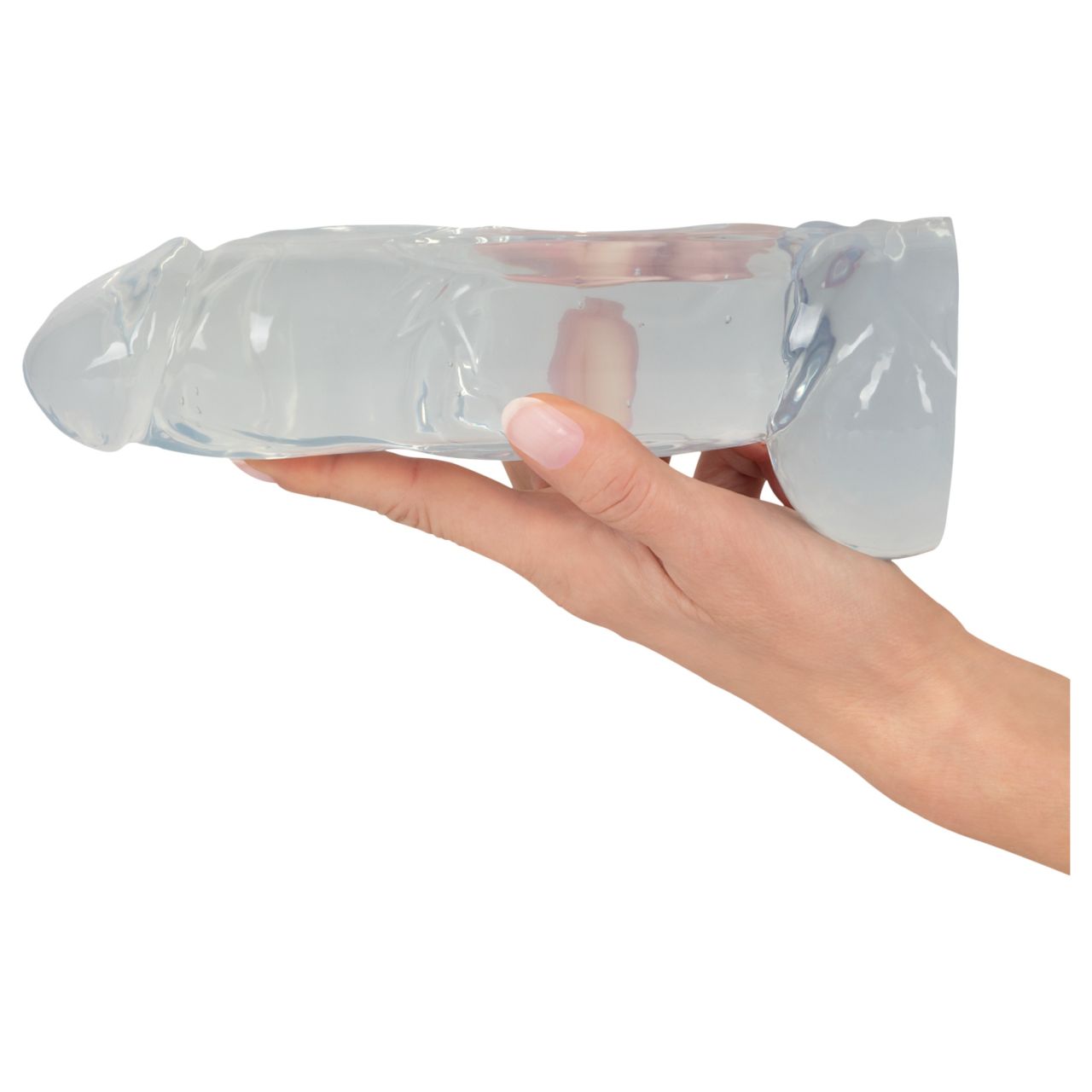 Crystal Clear Big Dong - zselés óriás dildó (21,5 cm) Crystal Clear Big Dong - zselés óriás dildó (21,5 cm)