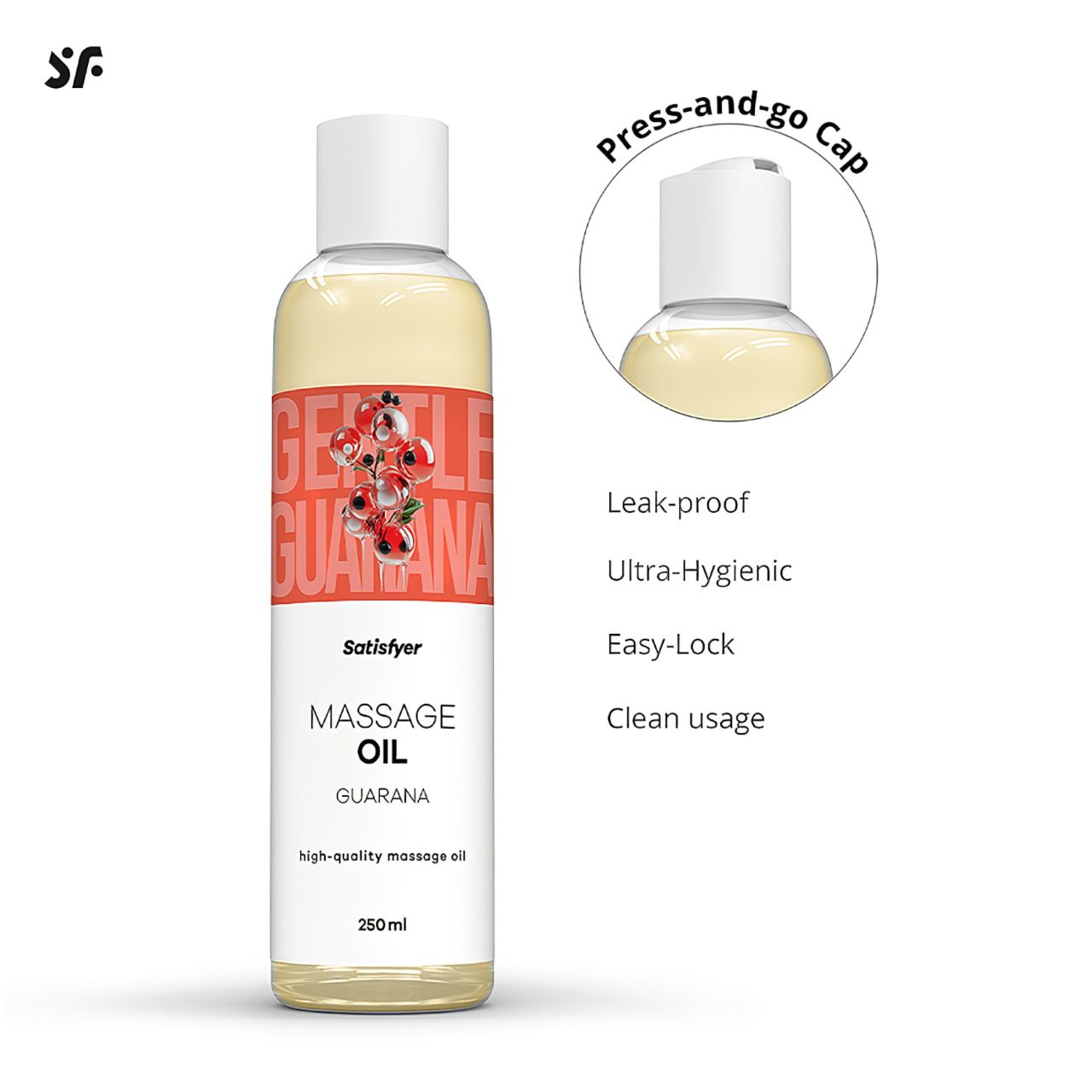 Satisfyer - masszázsolaj - guarana (250 ml) Satisfyer - masszázsolaj - guarana (250 ml)