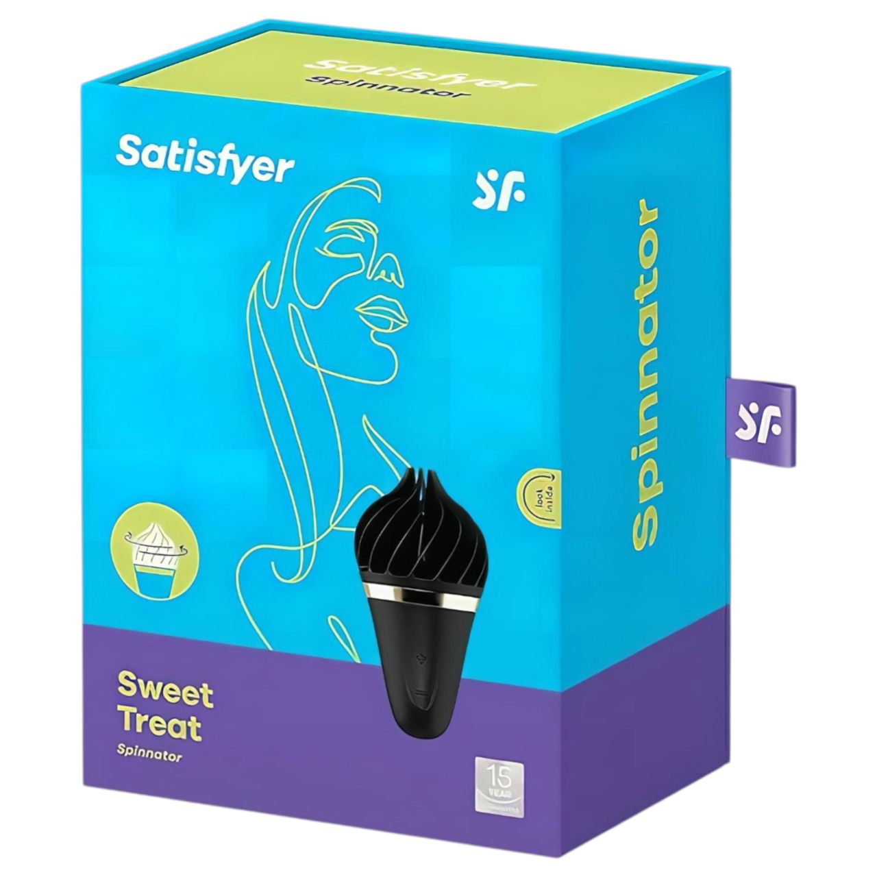 Satisfyer Sweet Treat - akkus, forgó csikló vibrátor (fekete) Satisfyer Sweet Treat - akkus, forgó csikló vibrátor (fekete)