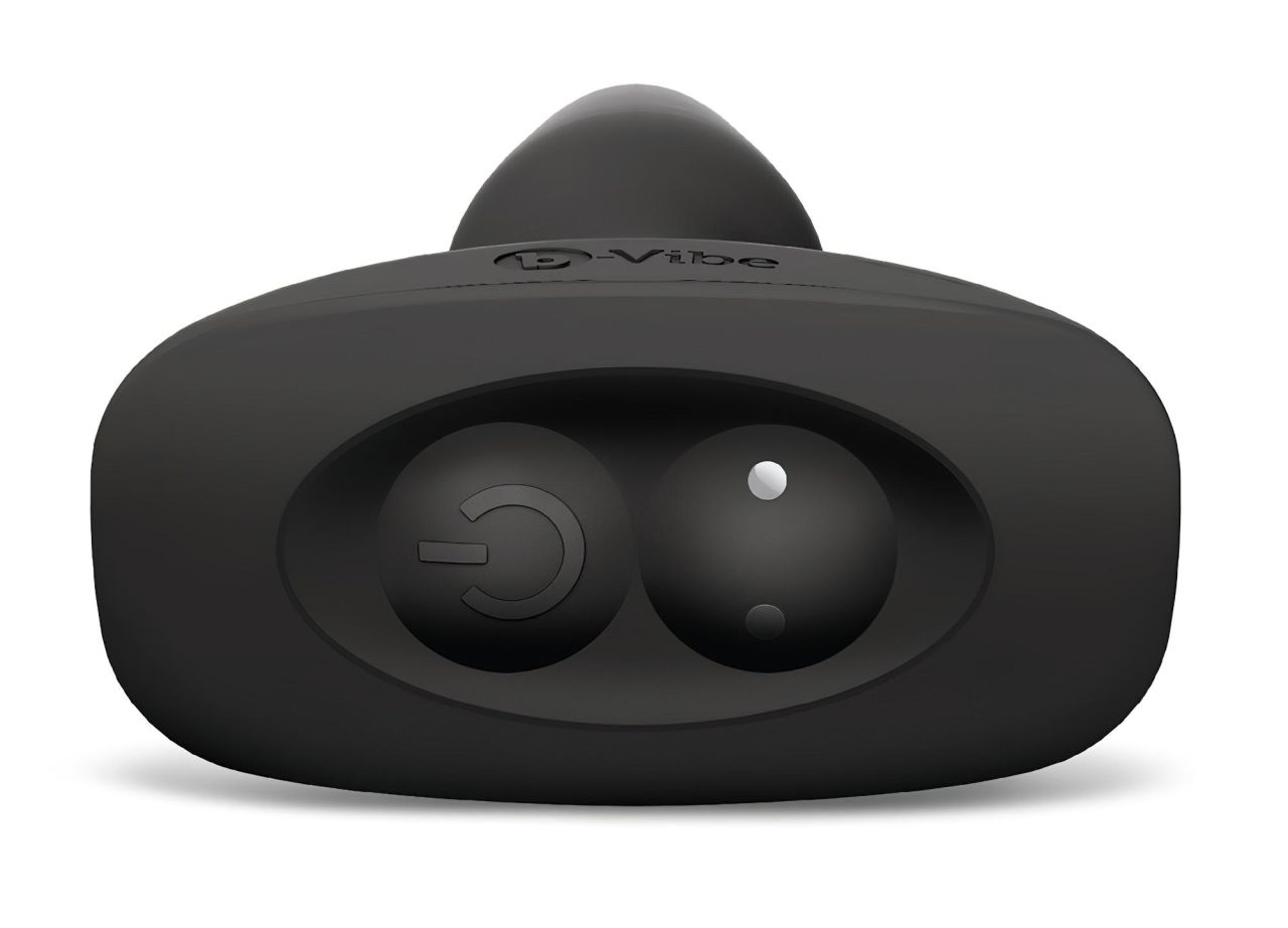 / b-Vibe - forgó gyöngyös, akkus anál vibrátor (fekete)