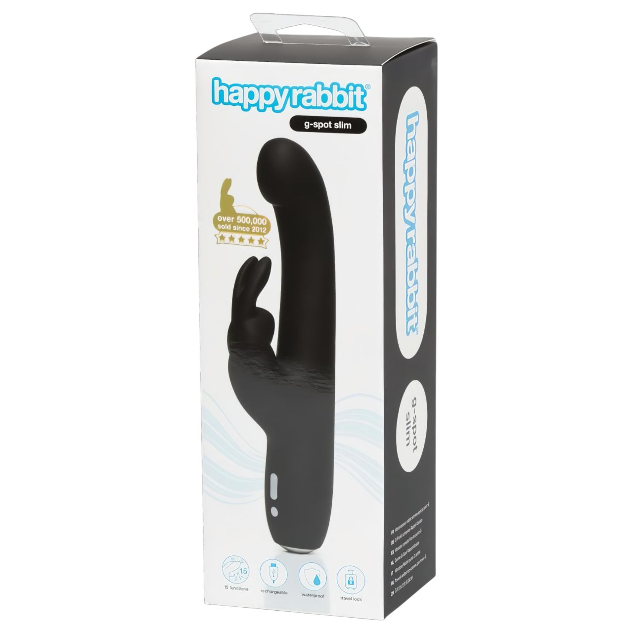 Happyrabbit G-Spot Slim - vibrátor (fekete) Happyrabbit G-Spot Slim - vibrátor (fekete)