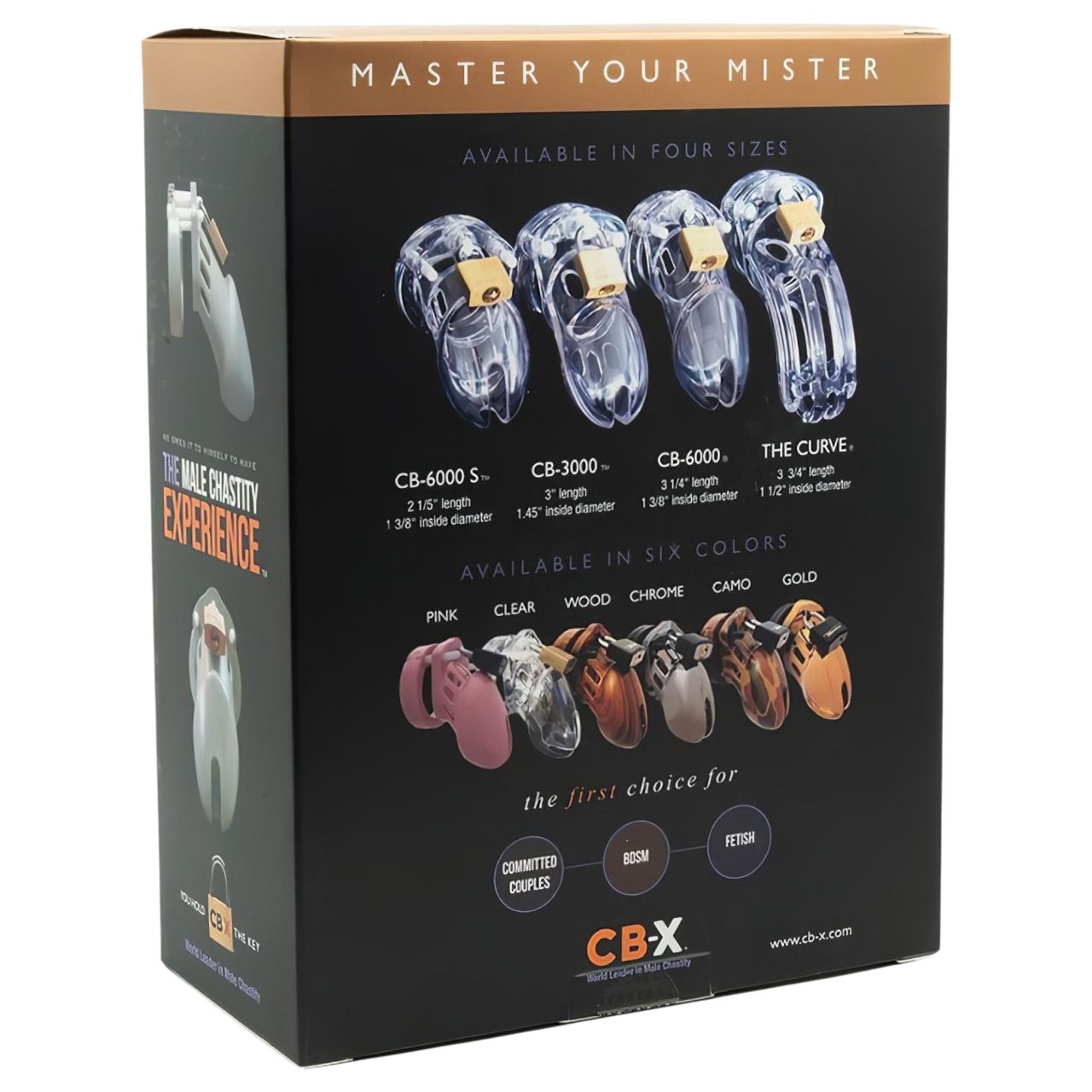 CB-6000 CB-X - pénisz ketrec lakattal (fekete) CB-6000 CB-X - pénisz ketrec lakattal (fekete)