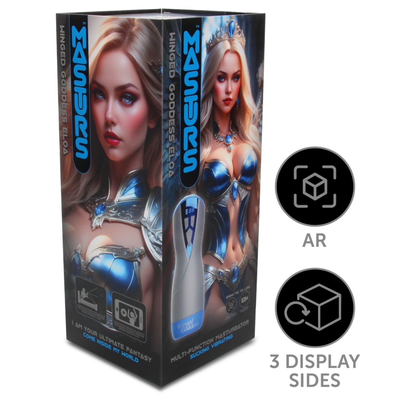 Masturs Eloa - szívó-rezgő AR maszturbátor (szürke) Masturs Eloa - szívó-rezgő AR maszturbátor (szürke)