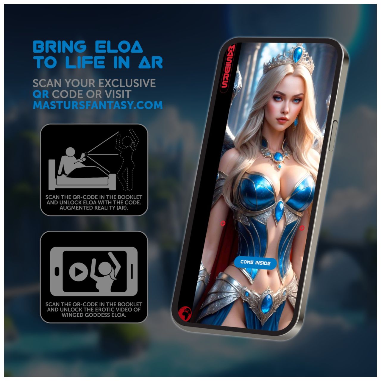 Masturs Eloa - szívó-rezgő AR maszturbátor (szürke) Masturs Eloa - szívó-rezgő AR maszturbátor (szürke)