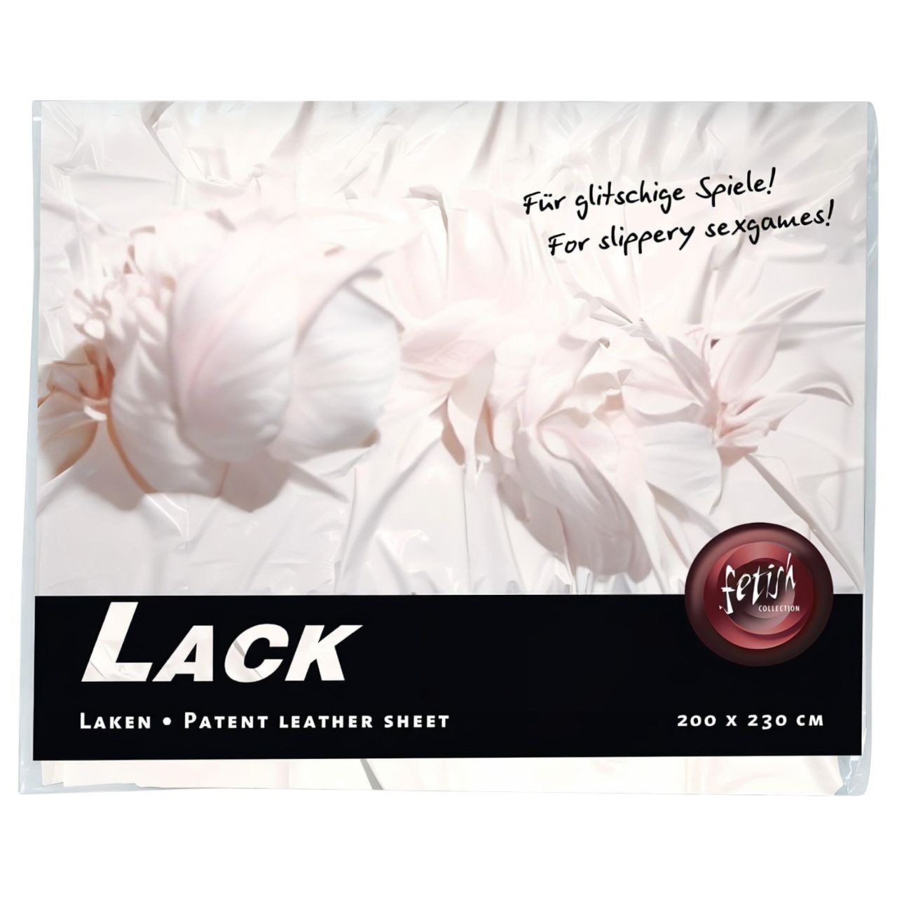 Fetish - Lakk lepedő - 200x230 cm (fehér) Fetish - Lakk lepedő - 200x230 cm (fehér)