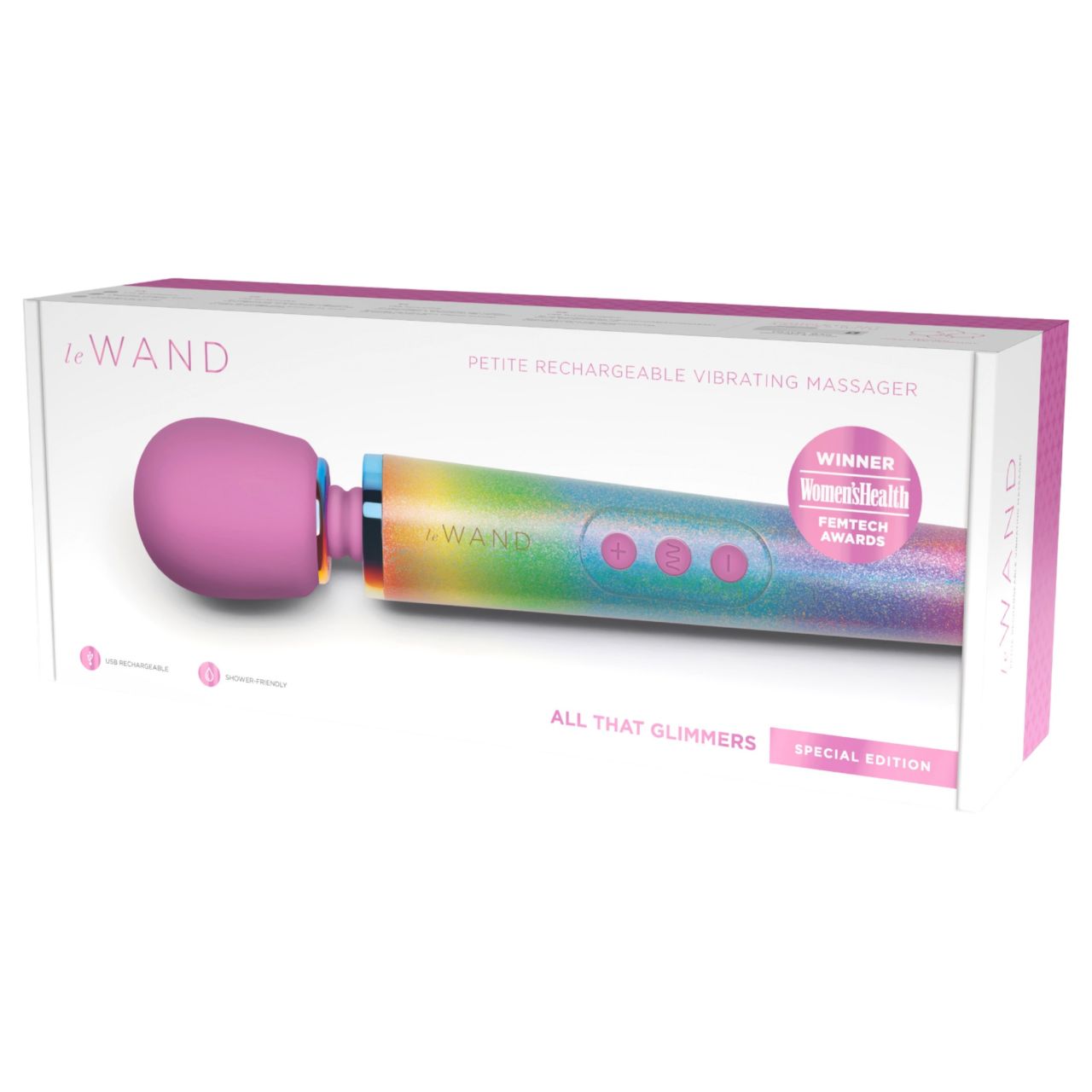 le Wand - masszírozó vibrátor (szivárvány)