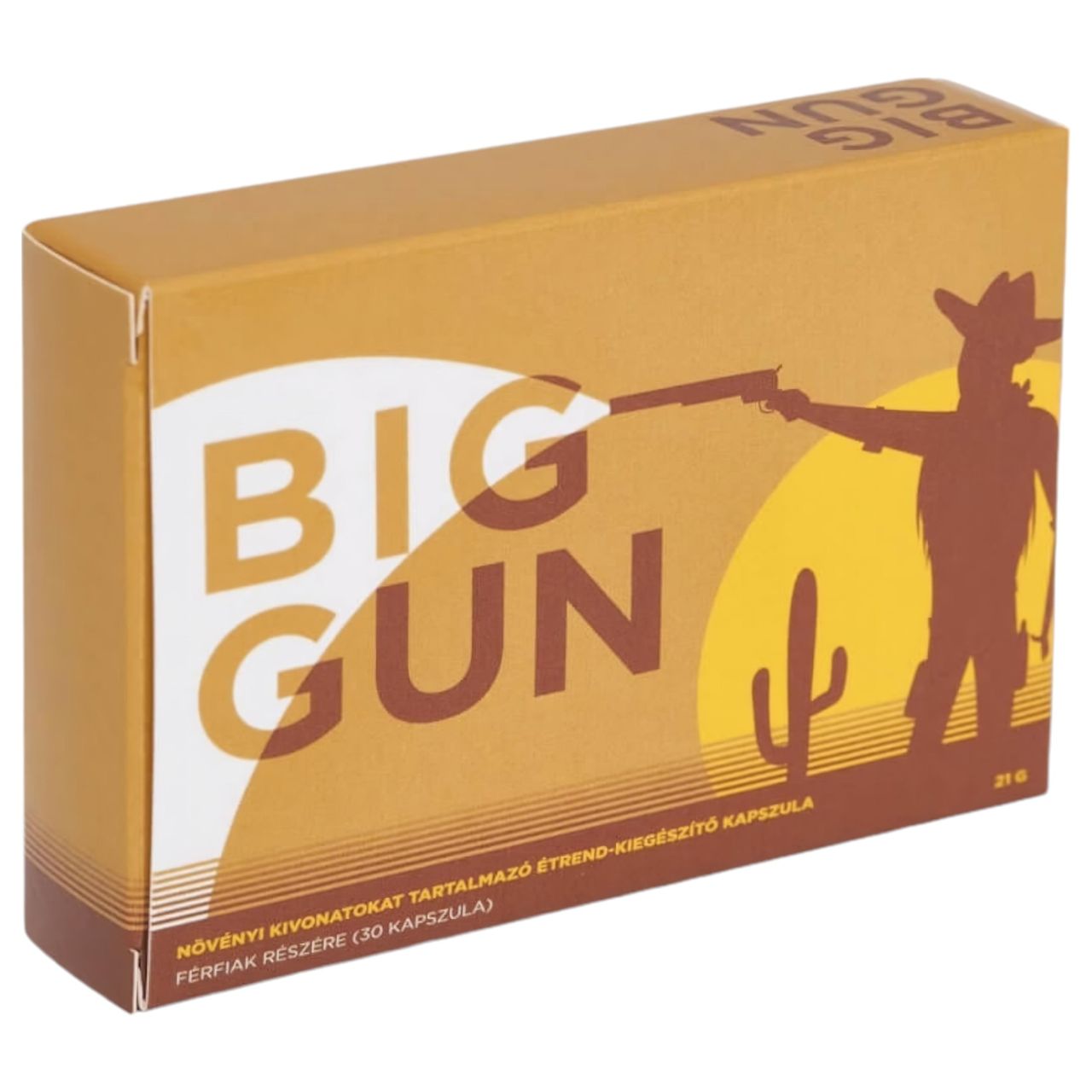 Big Gun - étrend kiegészítő kapszula férfiaknak (30 db) Big Gun - étrend kiegészítő kapszula férfiaknak (30 db)