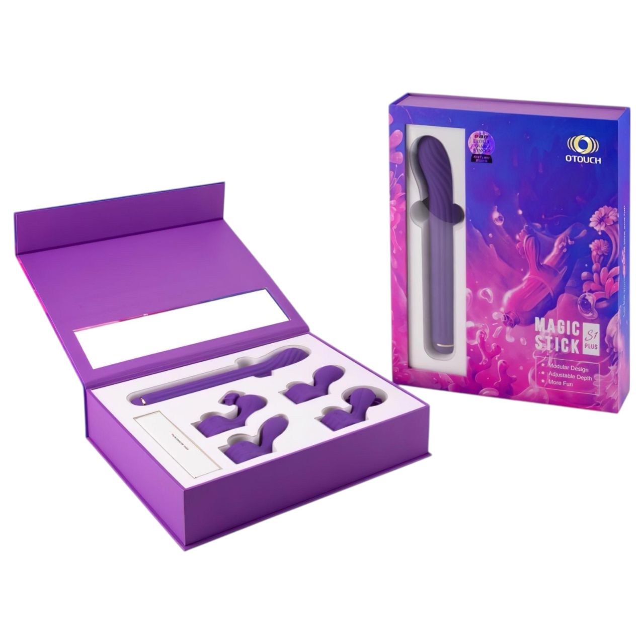 Magic Stick S1 - több funkciós vibrátor (lila) Magic Stick S1 - több funkciós vibrátor (lila)