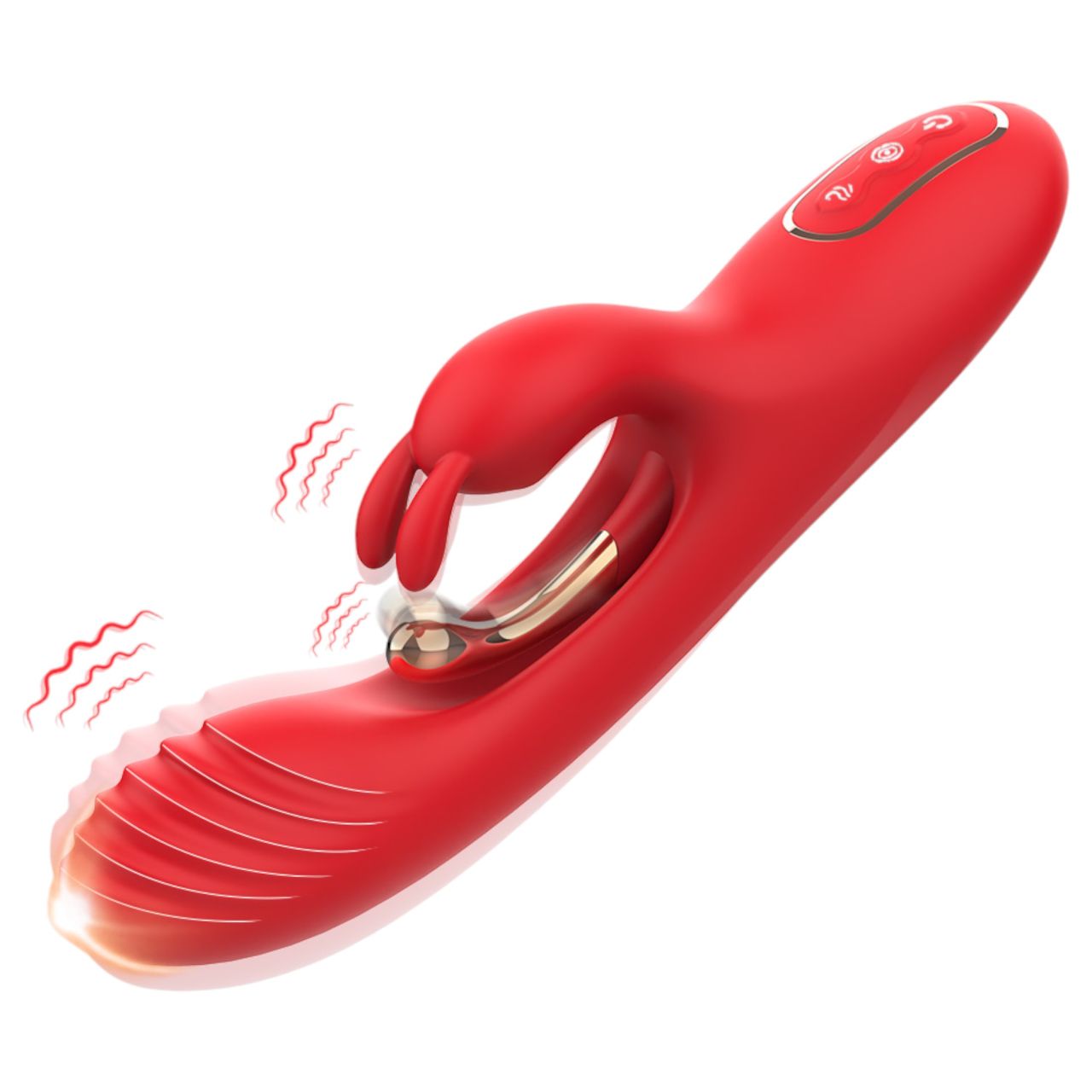 Bestoy - G-pont és csiklóizgató vibrátor (piros)