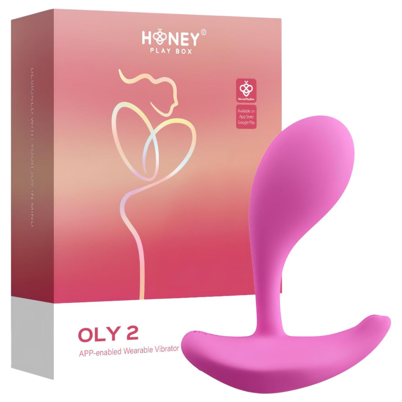 Honey Play Box Oly 2 - okos G-pont és csiklóizgató (pink)