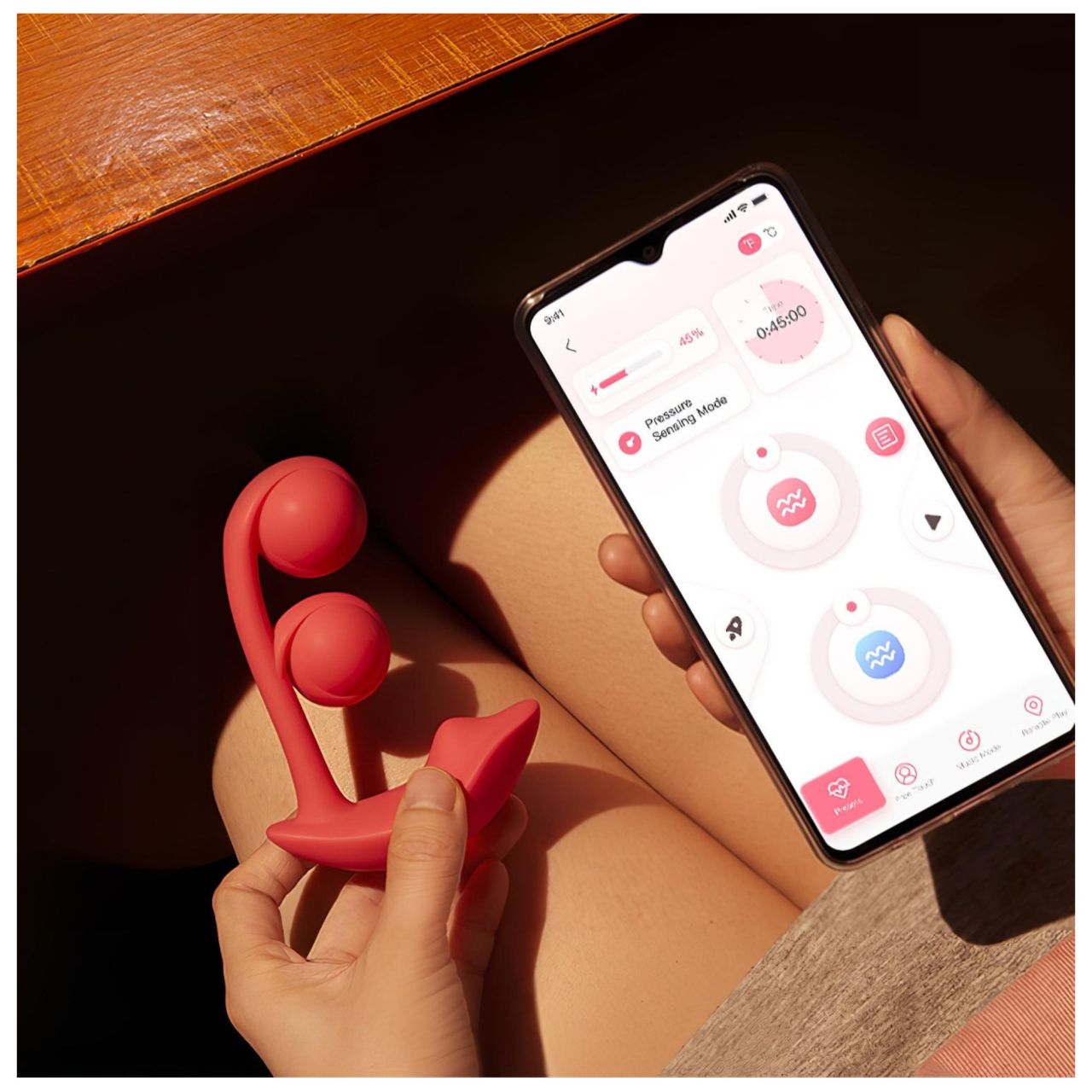 Honey Play Box Melody – App-vezérelt gyöngyös 2in1 vibrátor (piros) Honey Play Box Melody – App-vezérelt gyöngyös 2in1 vibrátor (piros)
