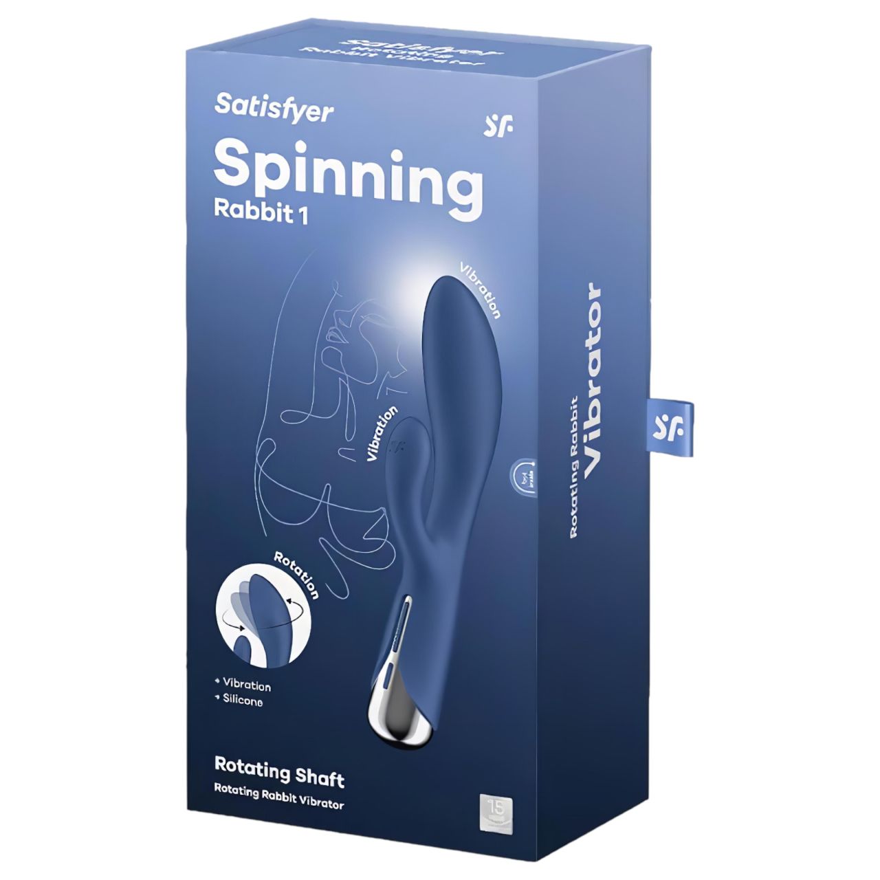 Satisfyer Spinning Rabbit 1 - forgó csiklókaros vibrátor (kék) Satisfyer Spinning Rabbit 1 - forgó csiklókaros vibrátor (kék)