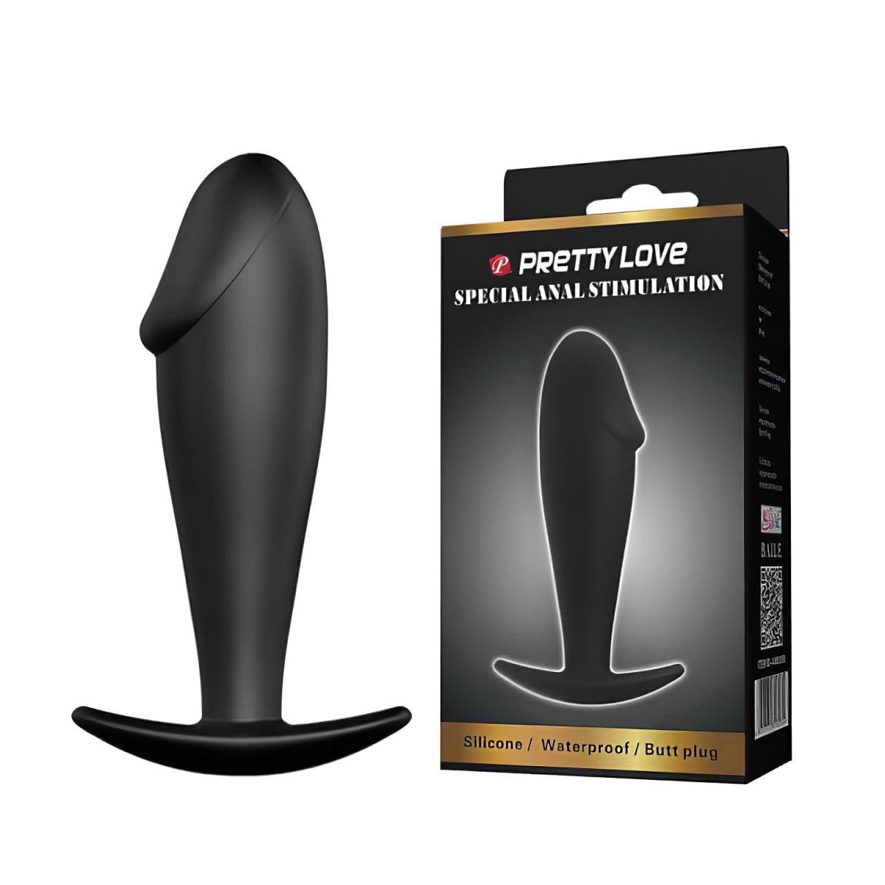 Pretty Love Anal Stimulation Plug - anál plug (fekete) Pretty Love Anal Stimulation Plug - anál plug (fekete)