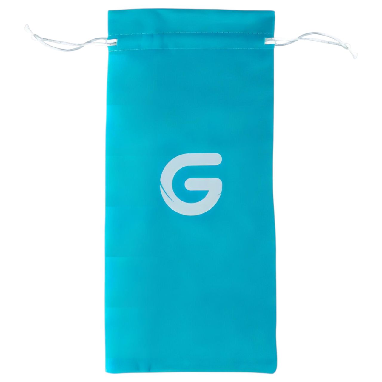 Gildo Glass No. 5 - spirál üveg dildó (átlátszó-kék)