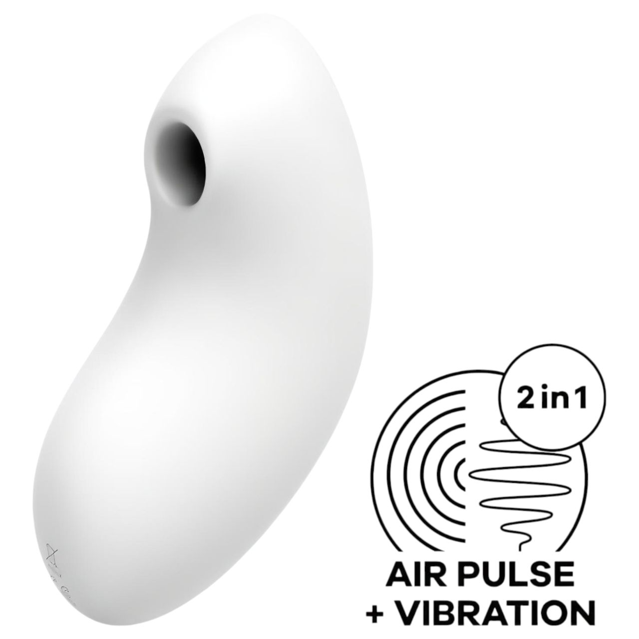 Satisfyer Vulva Lover 2 - léghullámos csikló vibrátor (fehér) Satisfyer Vulva Lover 2 - léghullámos csikló vibrátor (fehér)