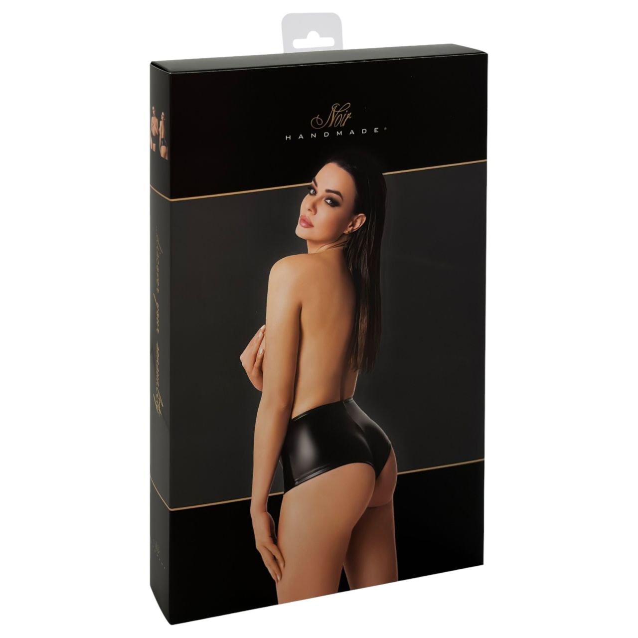 / Noir - fényes rövidnadrág (fekete)