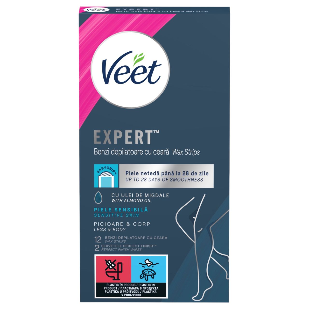 Veet Expert - használatra kész gyantaszalagok - száraz bőrre (12db) Veet Expert - használatra kész gyantaszalagok - száraz bőrre (12db)