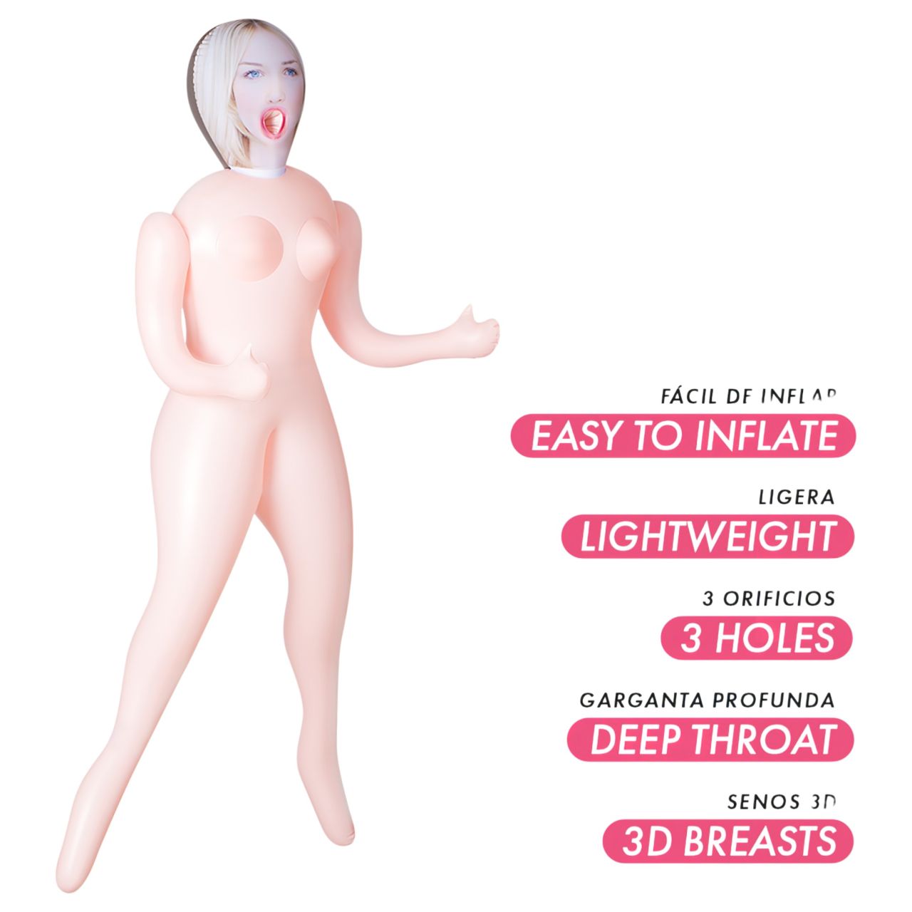 Intense Dolls Ingrid - felfújható guminő