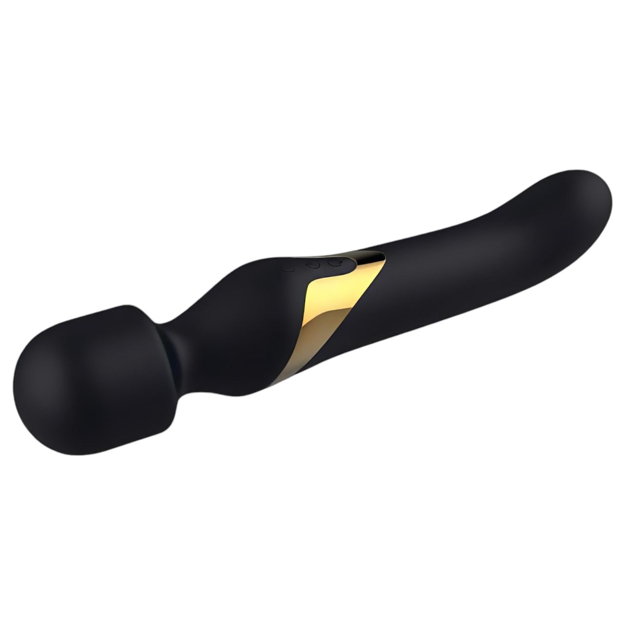 Dorcel Dual Orgasms Gold - 2in1 masszírozó vibrátor (fekete) Dorcel Dual Orgasms Gold - 2in1 masszírozó vibrátor (fekete)